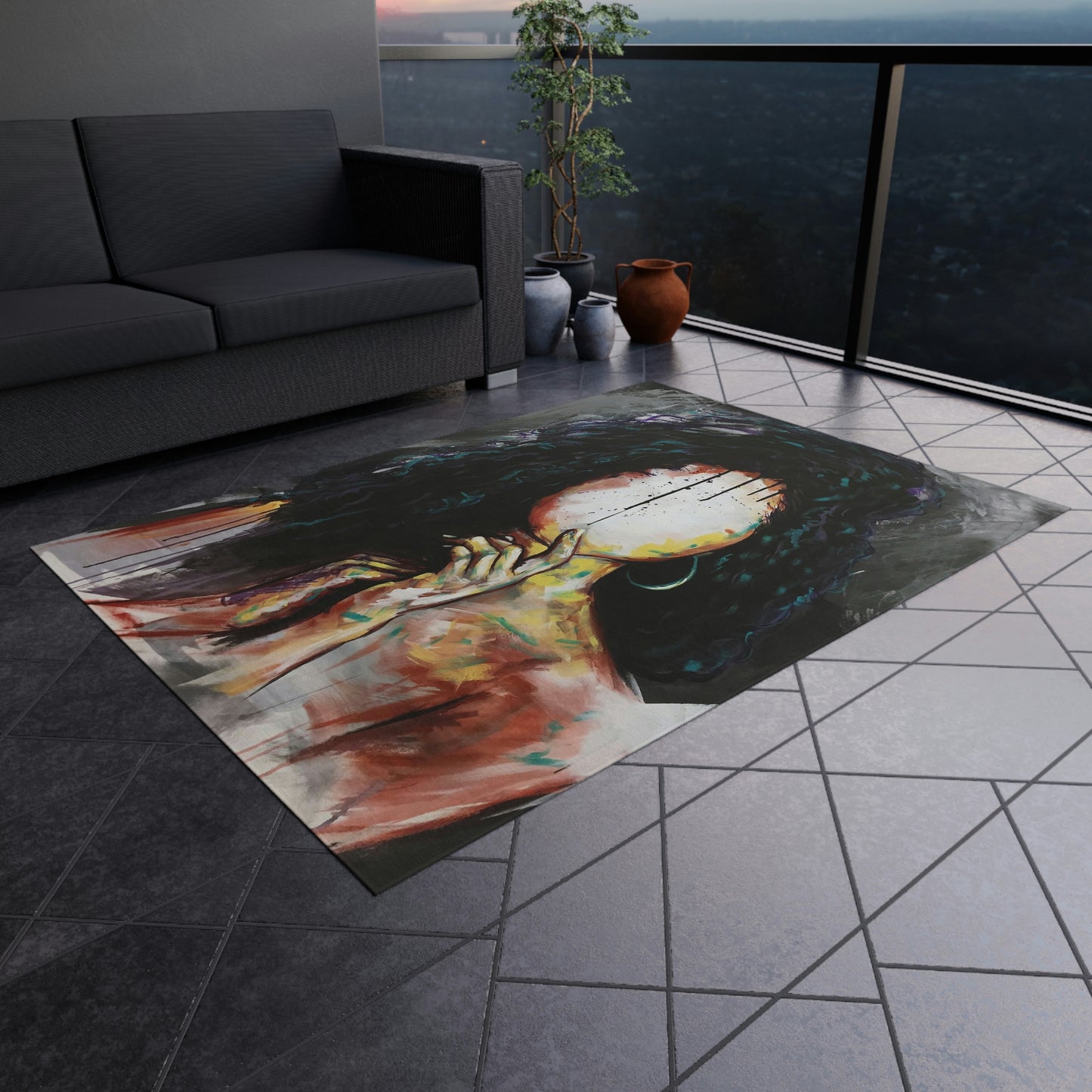 Naturally VI Outdoor Rug