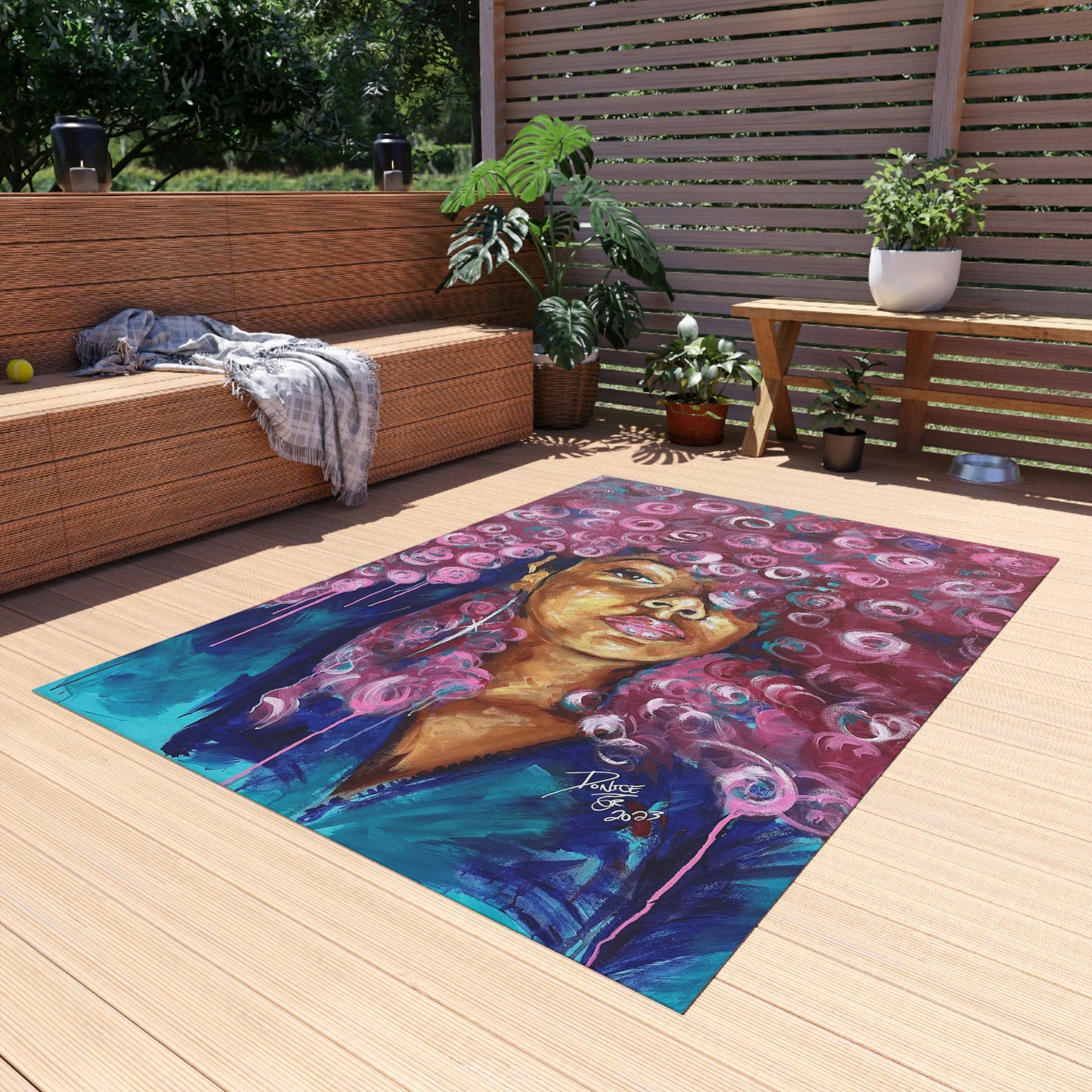Naturally Rosado Outdoor Rug