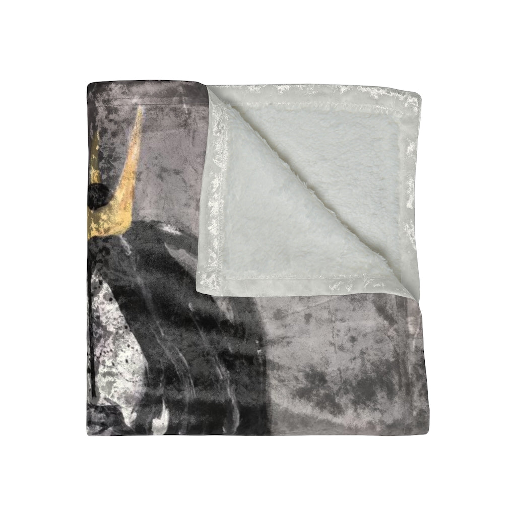 Naturally King II Crushed Velvet Blanket