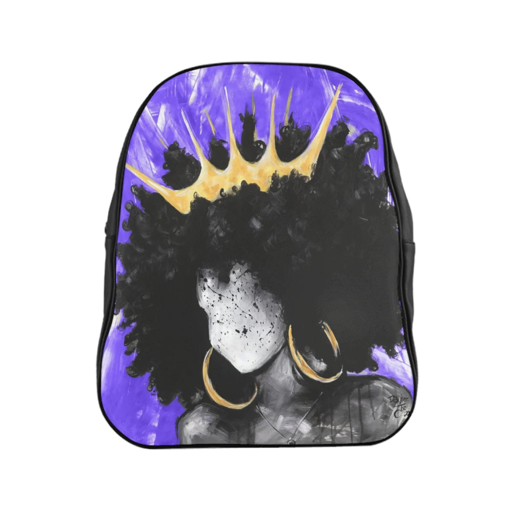 Naturally Queen III PURPLE School Backpack