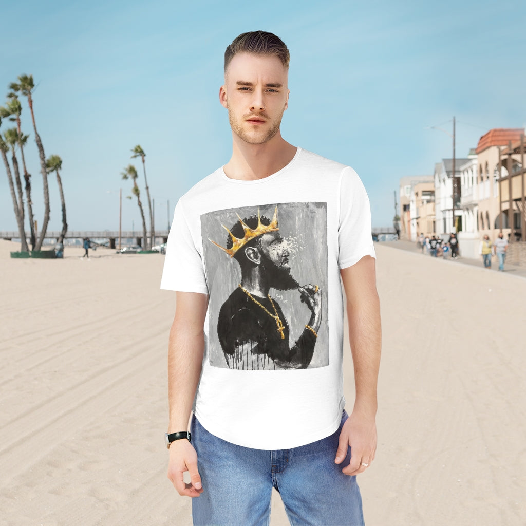 Naturally King VI Men's Jersey Curved Hem Tee