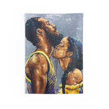 Naturally Black Love V Indoor Wall Tapestries