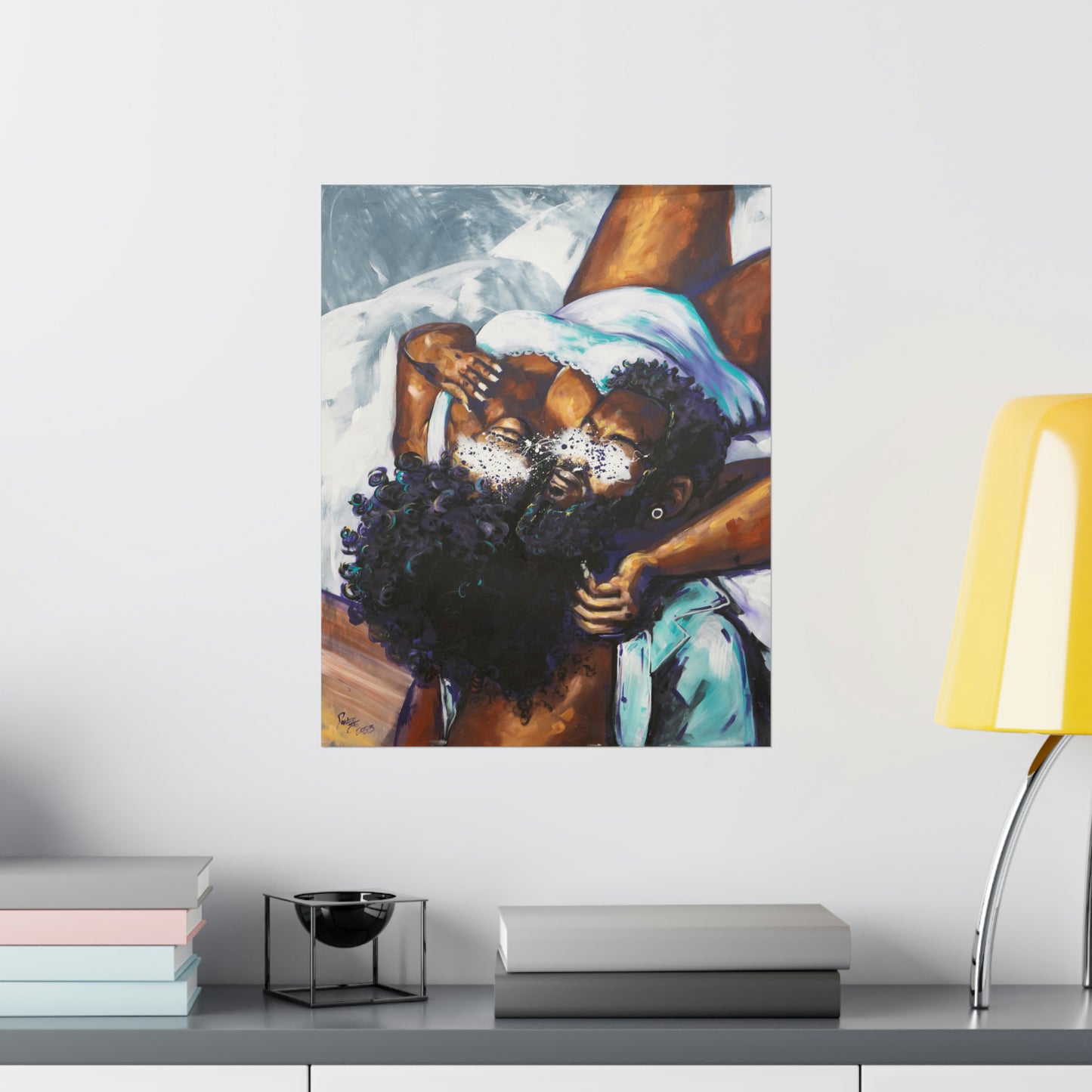 Naturally Black Love XII Matte Vertical Posters