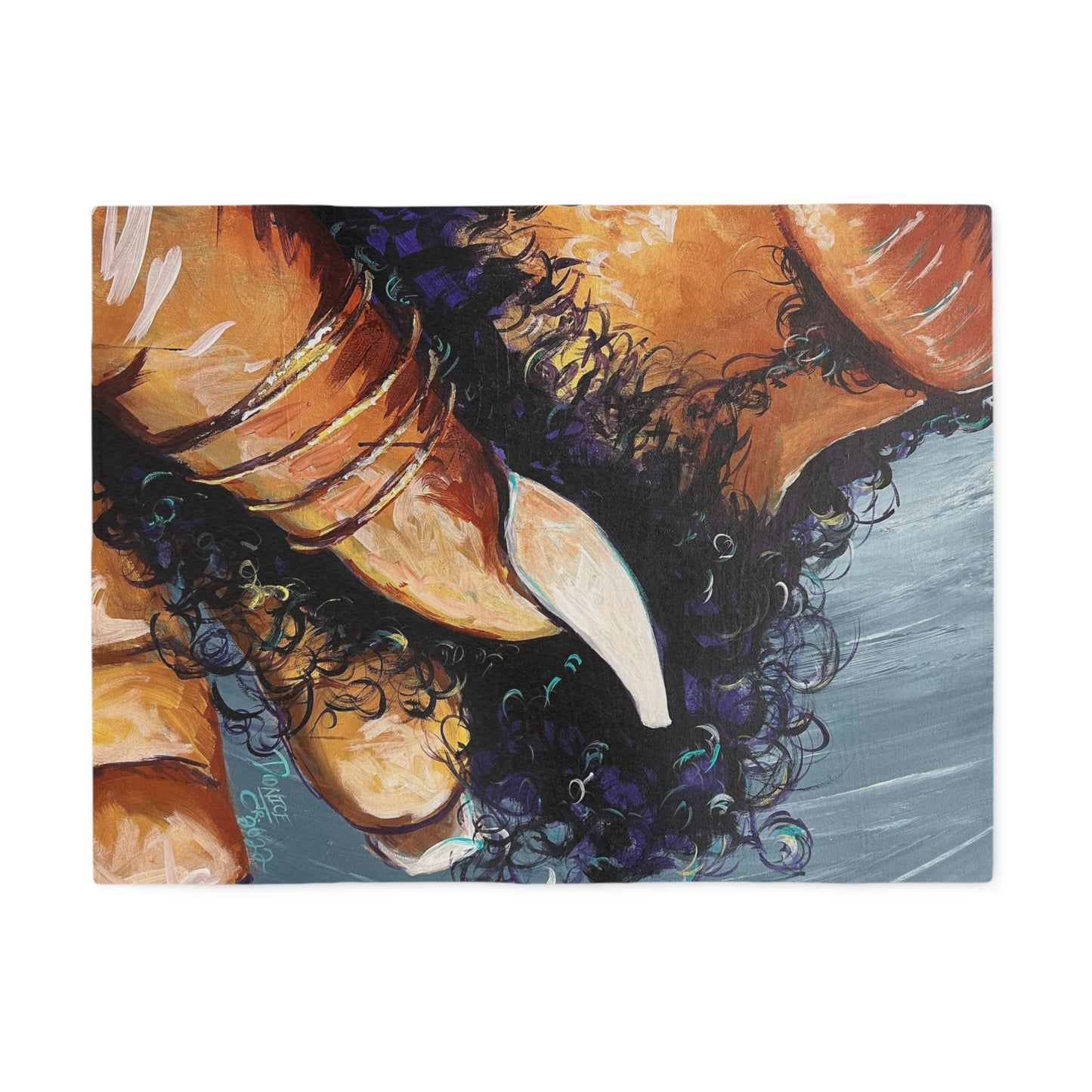 Naturally Black Love X Sweatshirt Blanket