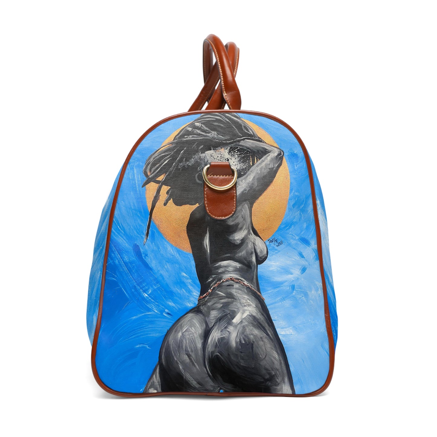 Naturally Nude V BLUE Travel Bag