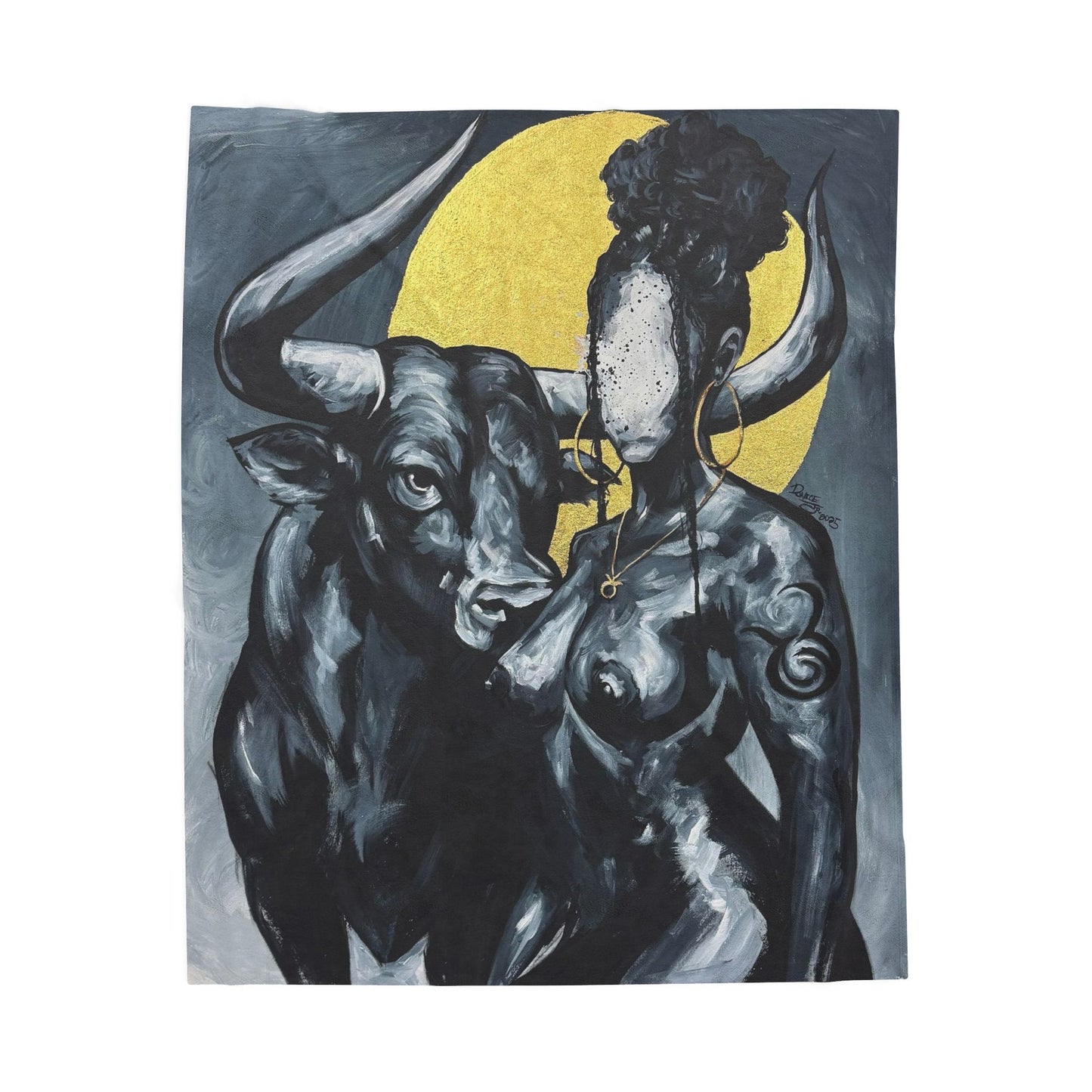 Naturally Taurus Velveteen Plush Blanket