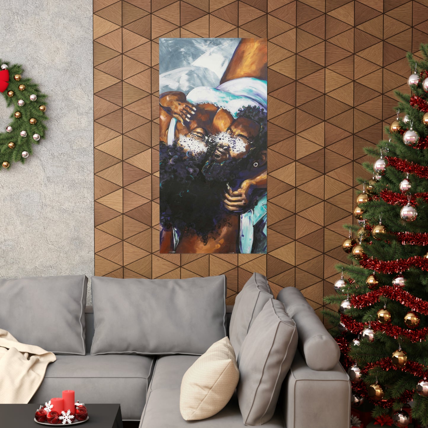 Naturally Black Love XII Matte Vertical Posters