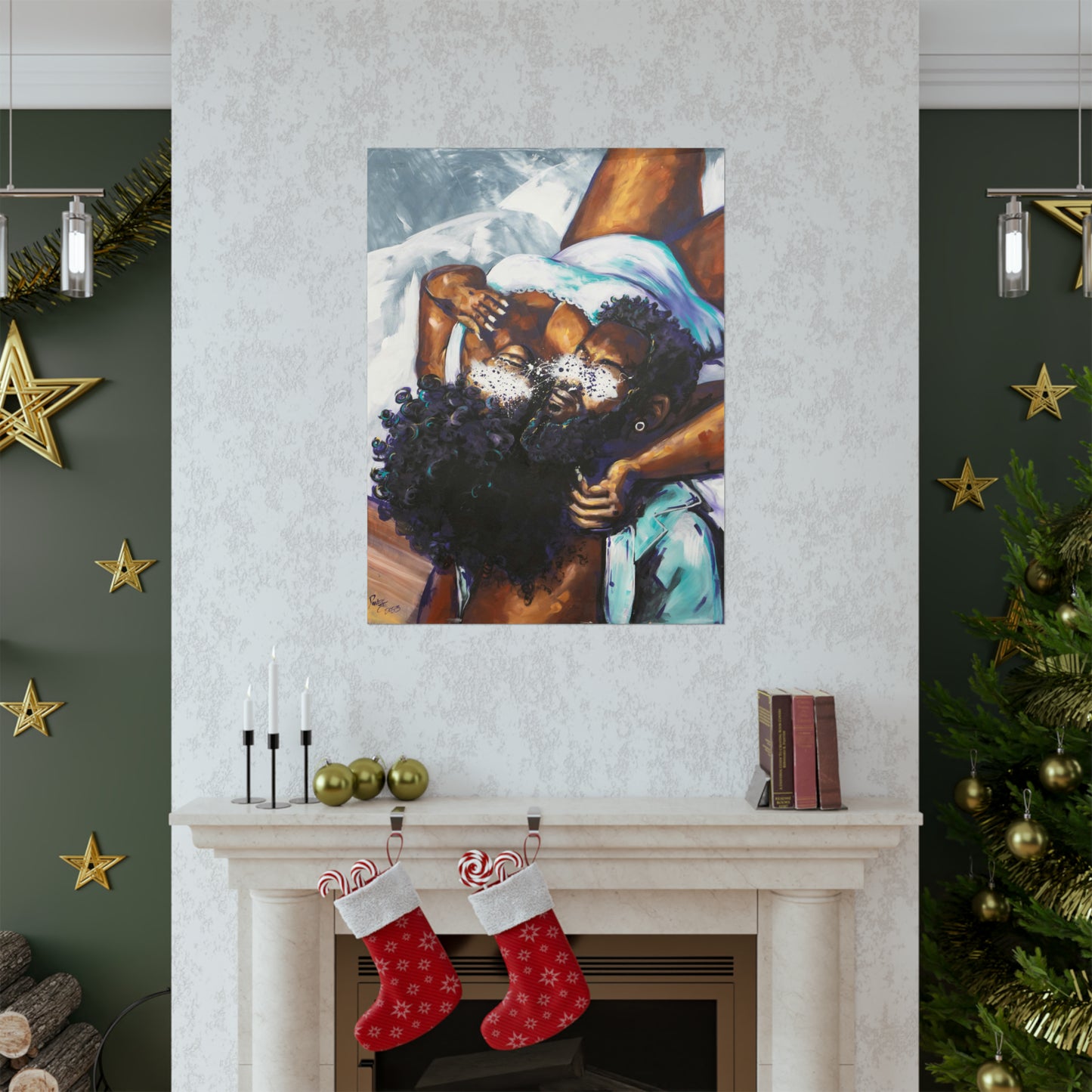 Naturally Black Love XII Matte Vertical Posters