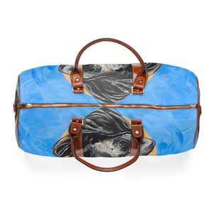 Naturally Nude V BLUE Travel Bag