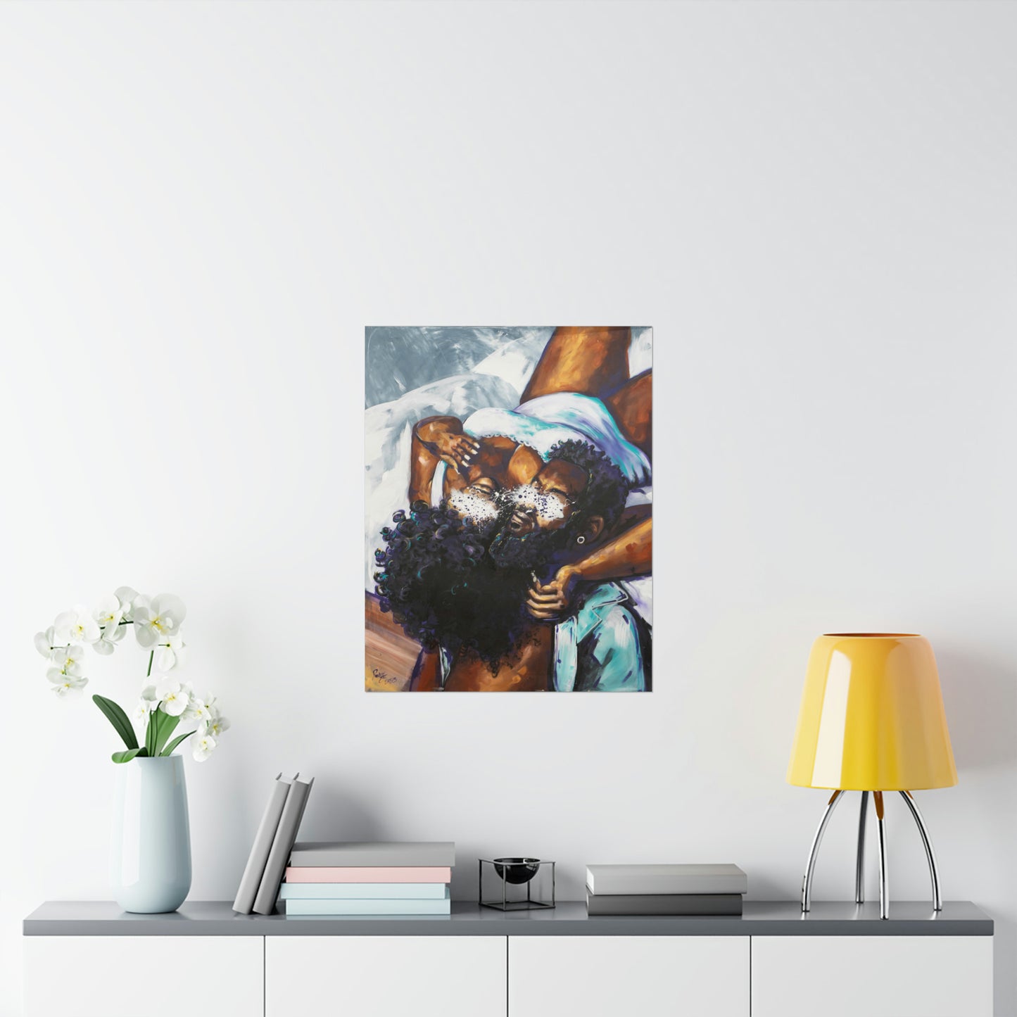 Naturally Black Love XII Matte Vertical Posters