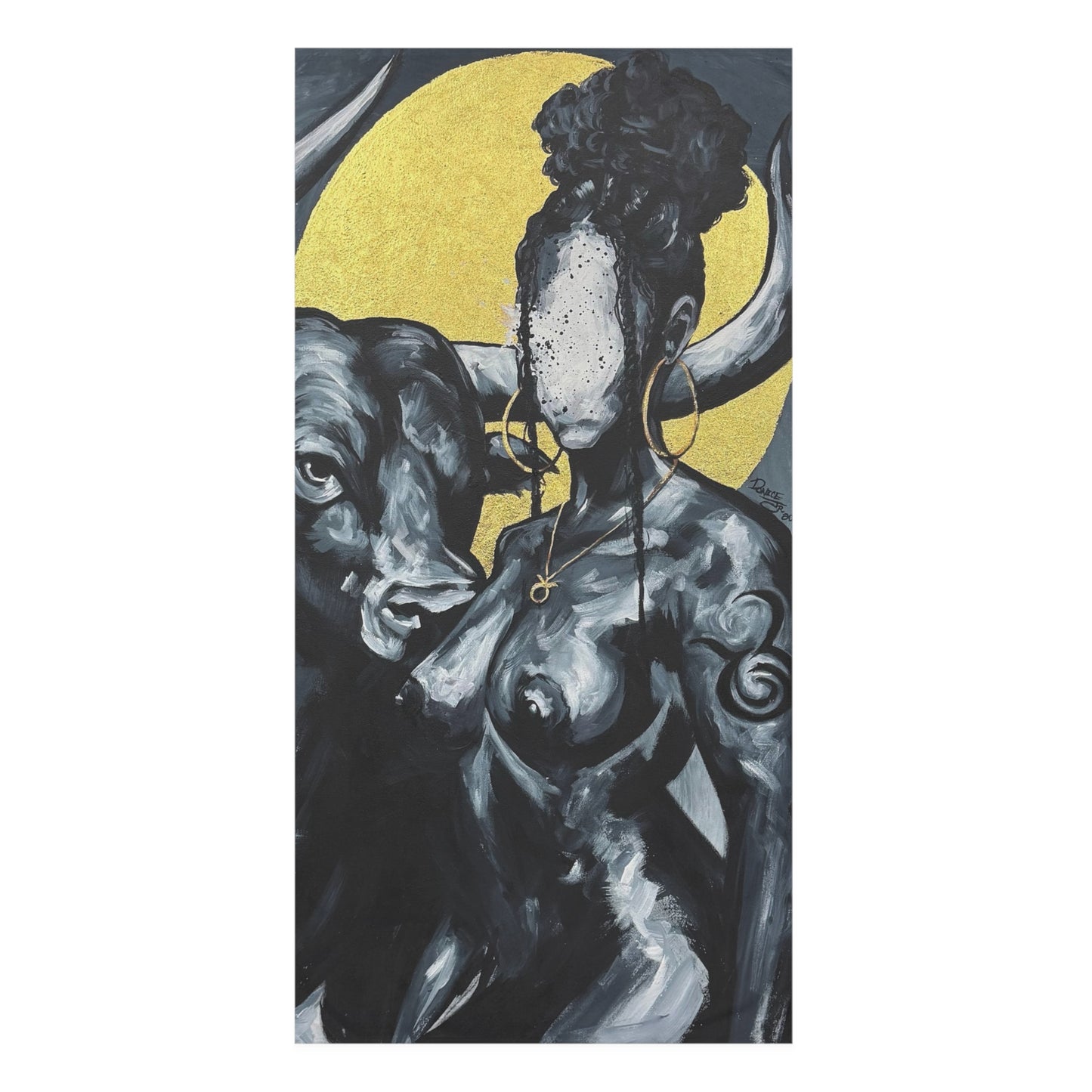 Naturally Taurus Mink-Cotton Towel