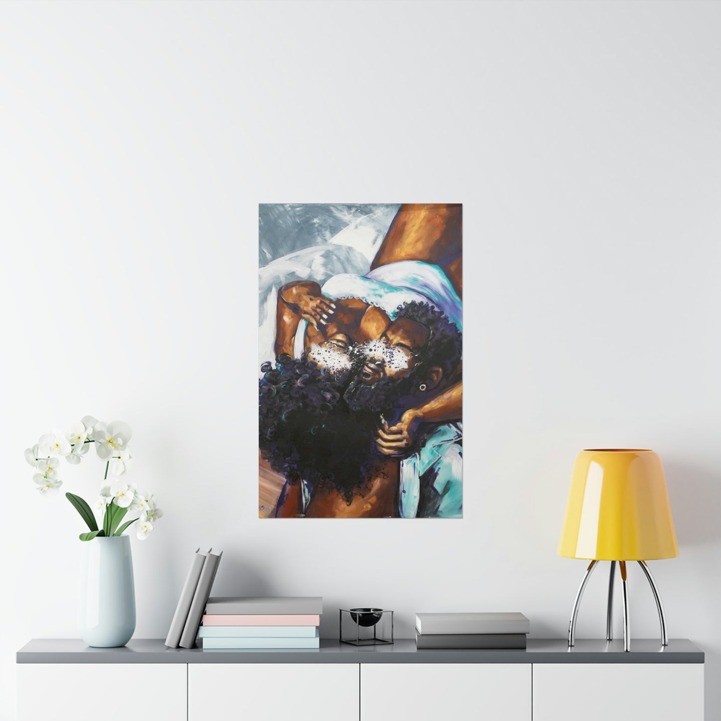 Naturally Black Love XII Matte Vertical Posters