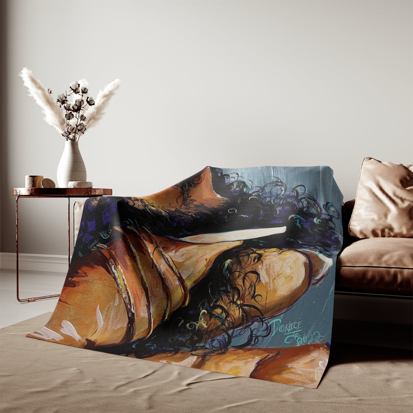 Naturally Black Love X Sweatshirt Blanket