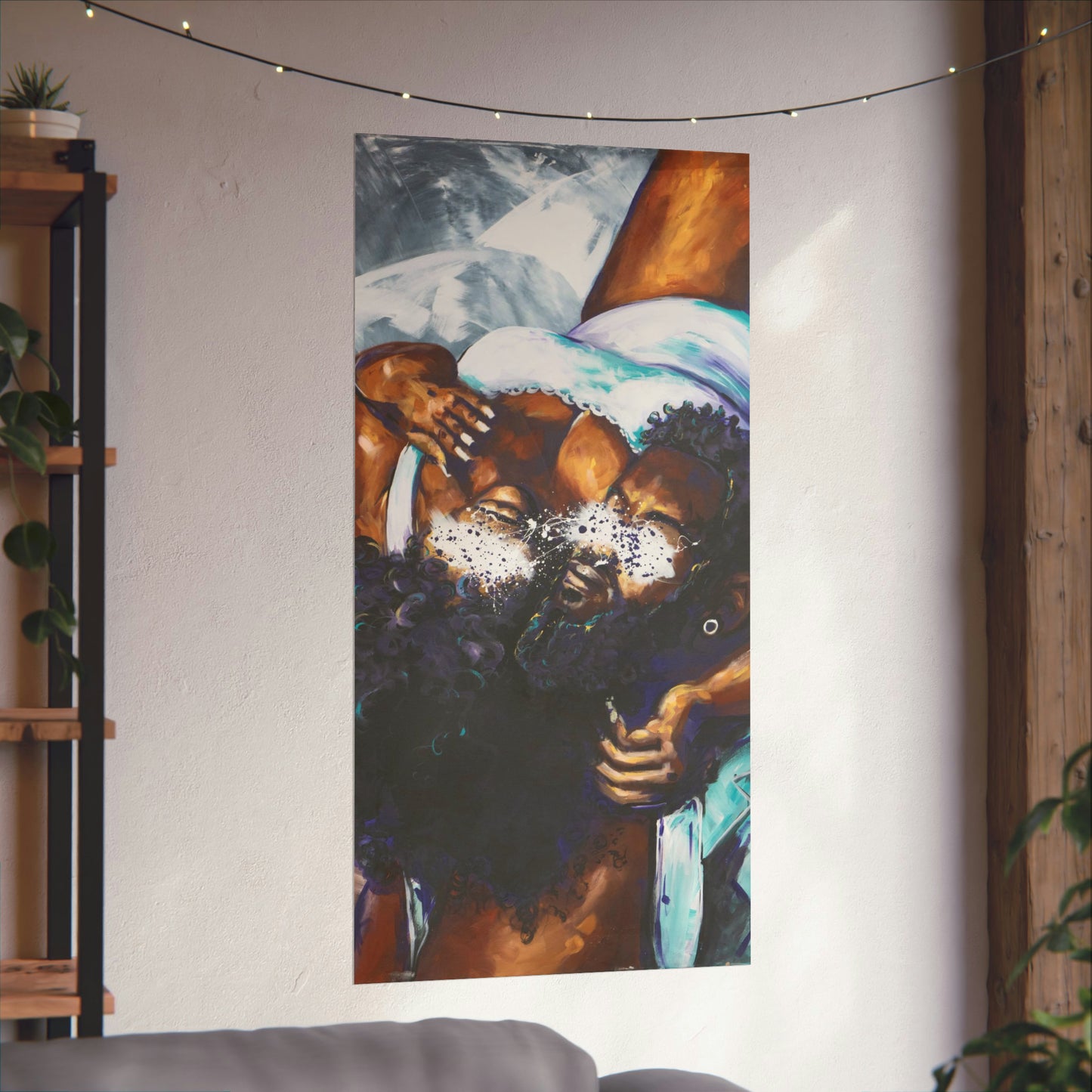 Naturally Black Love XII Matte Vertical Posters
