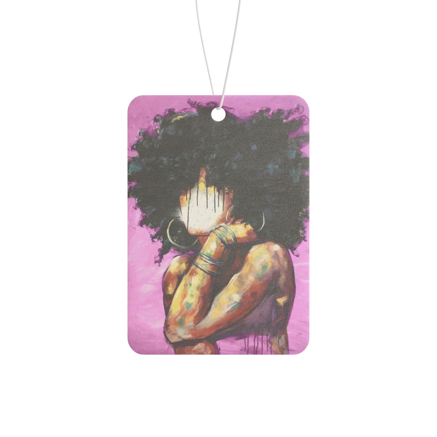 Naturally II PINK Car Air Freshener