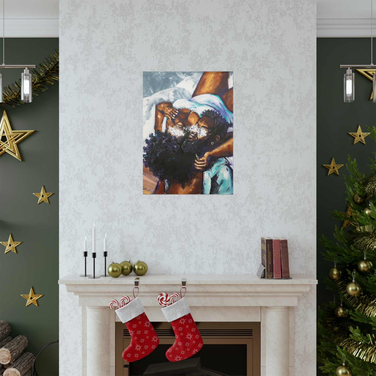 Naturally Black Love XII Matte Vertical Posters