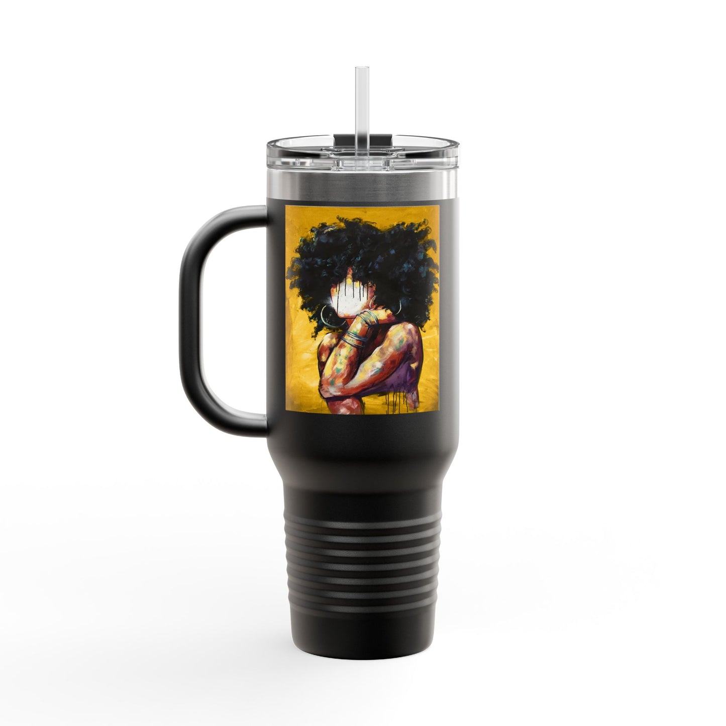 Naturally II GOLD Insulated Travel Mug - 40oz, Perfect for Coffee Lovers & Gifting