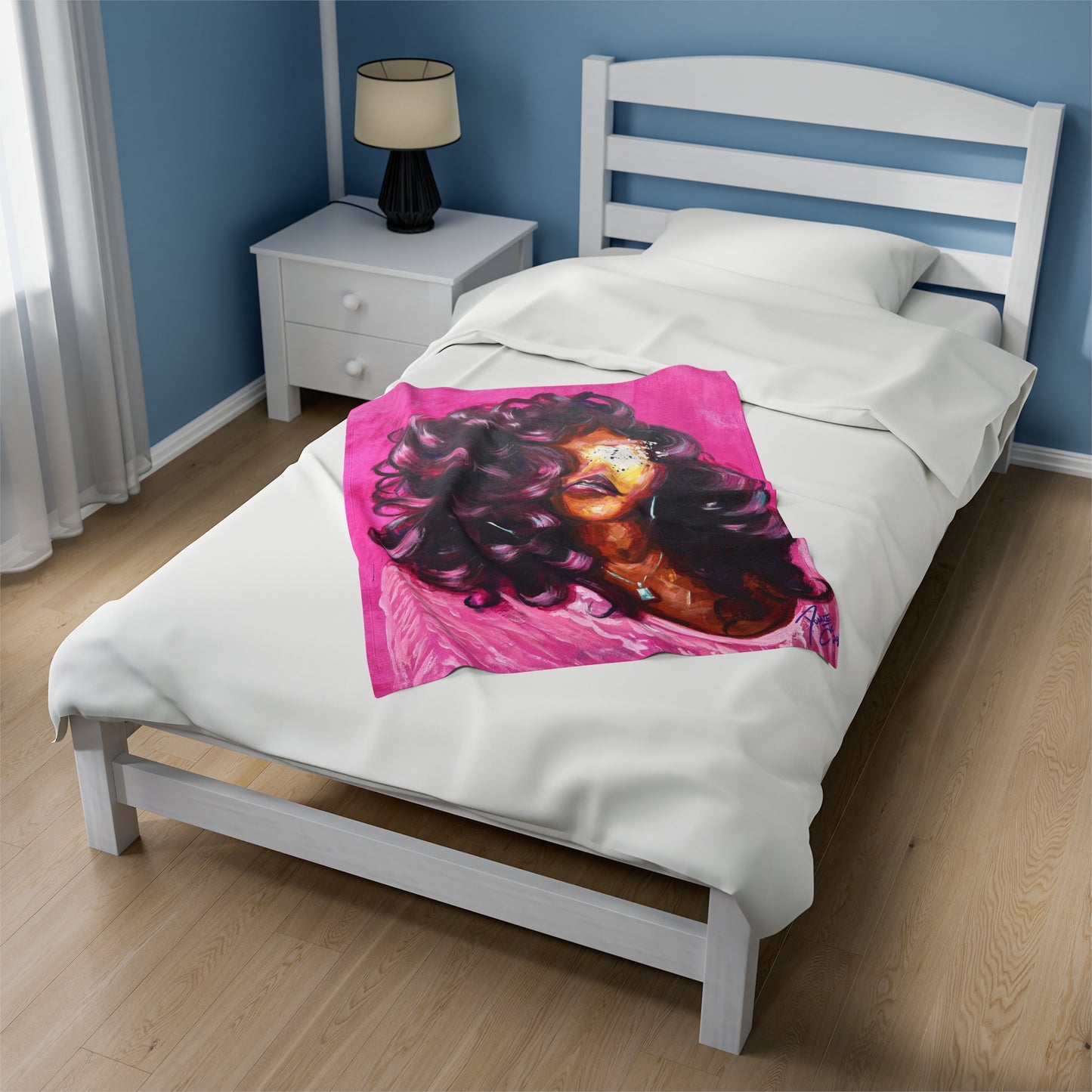 Naturally Lashonte Velveteen Plush Blanket