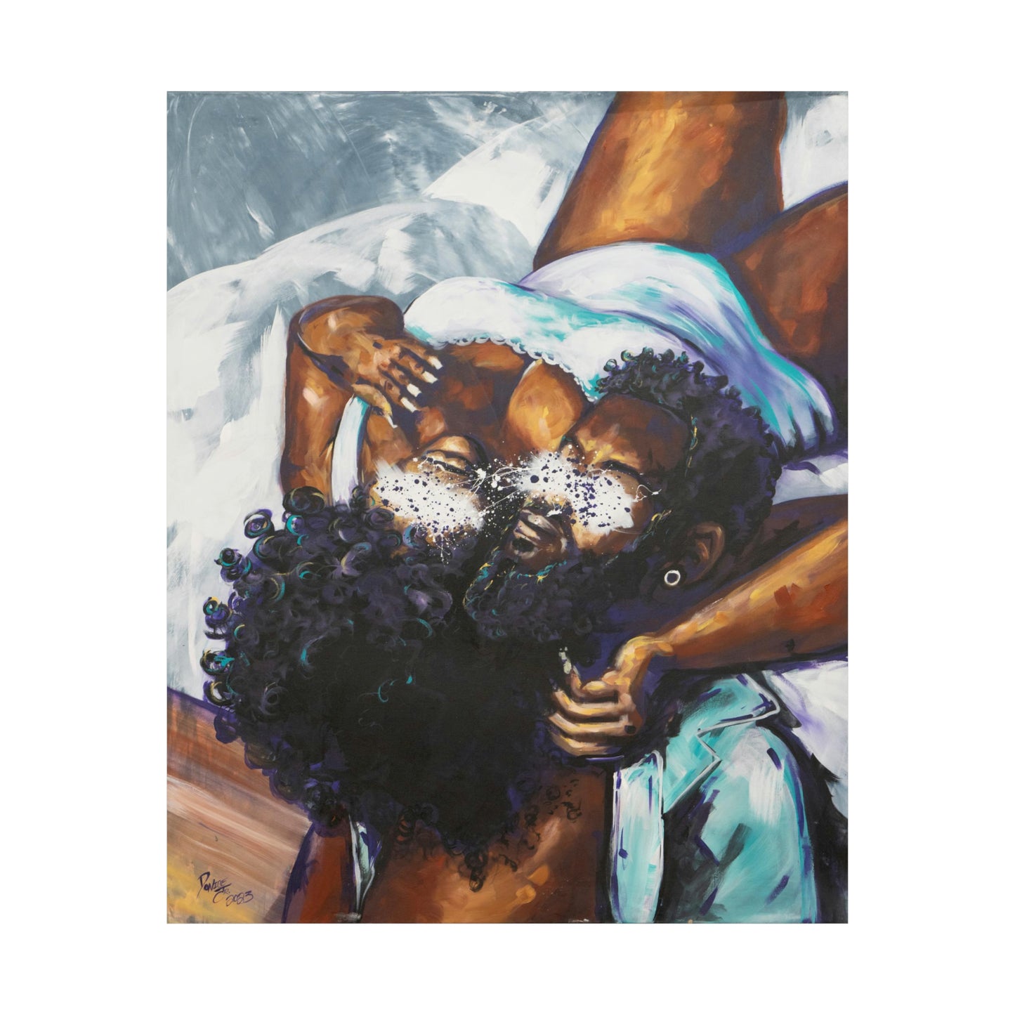 Naturally Black Love XII Matte Vertical Posters