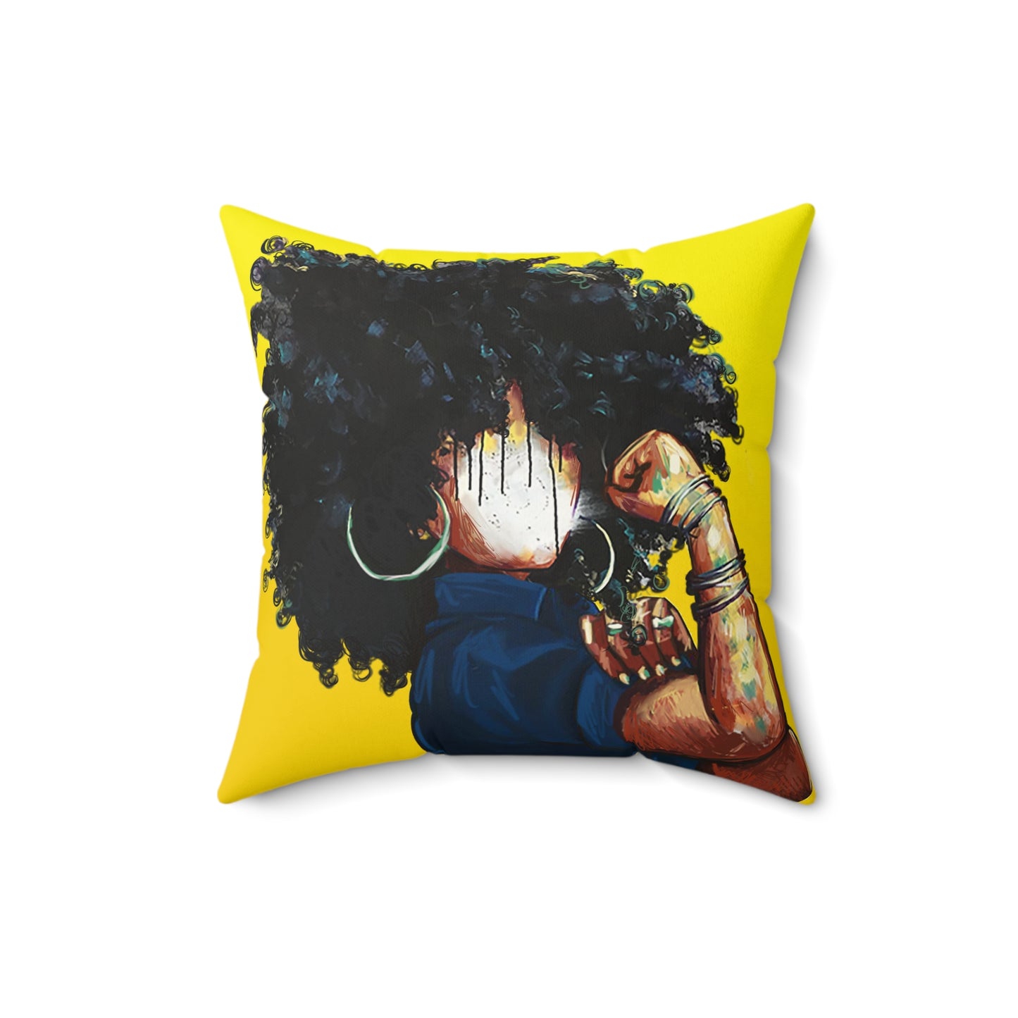 Naturally the Riveter Faux Suede Square Pillow