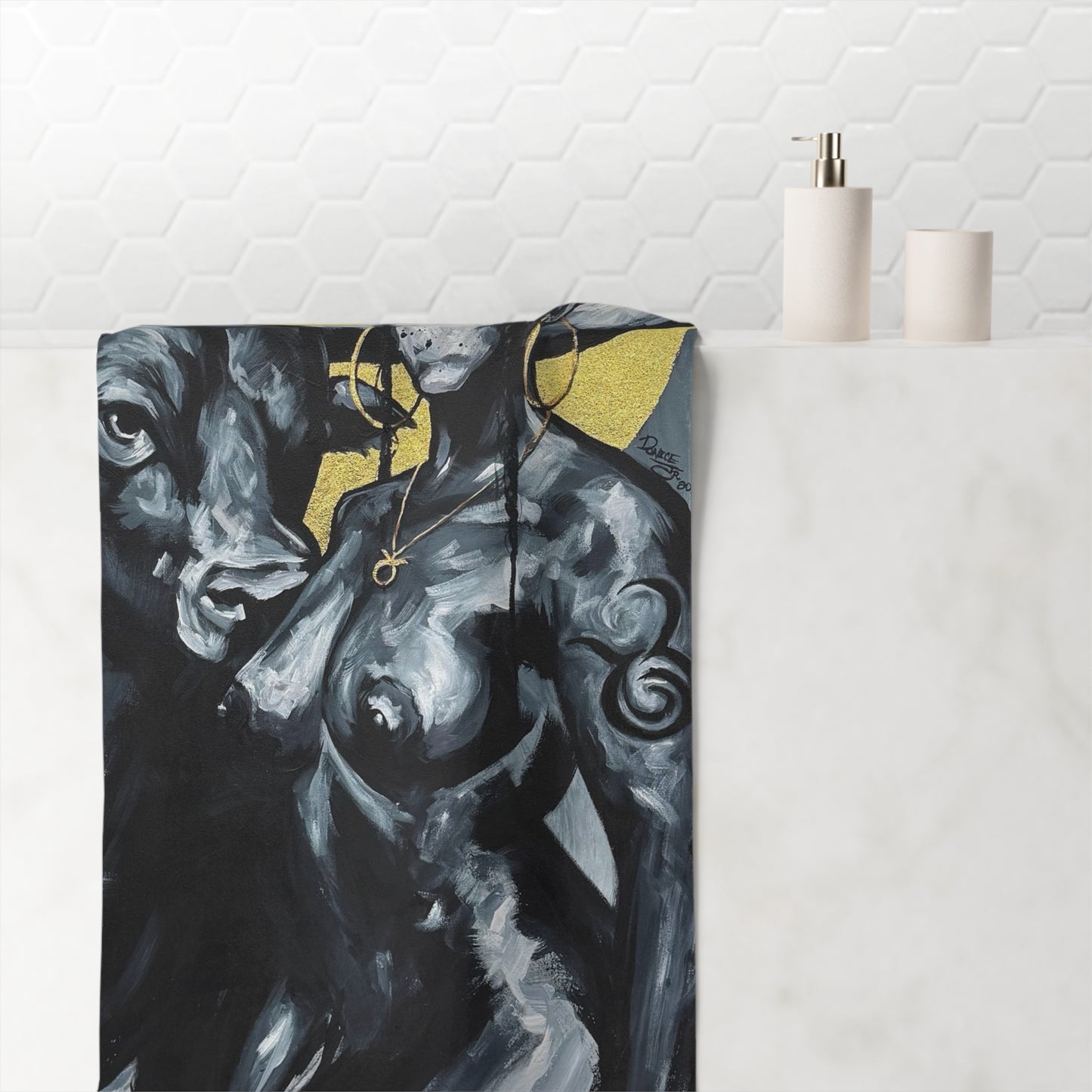 Naturally Taurus Mink-Cotton Towel