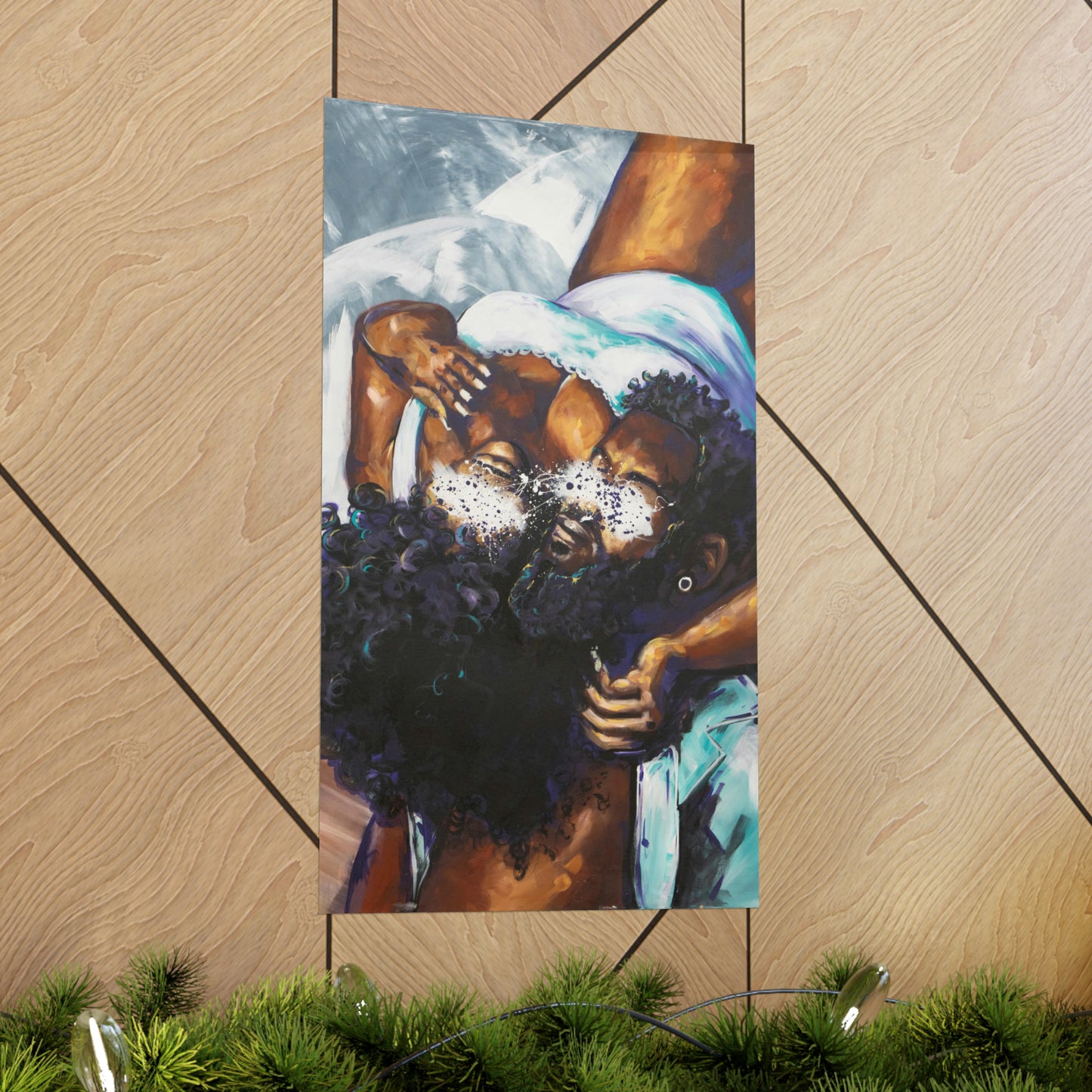 Naturally Black Love XII Matte Vertical Posters