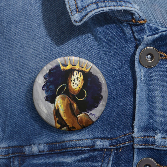 Naturally Queen Nessa Pin Buttons