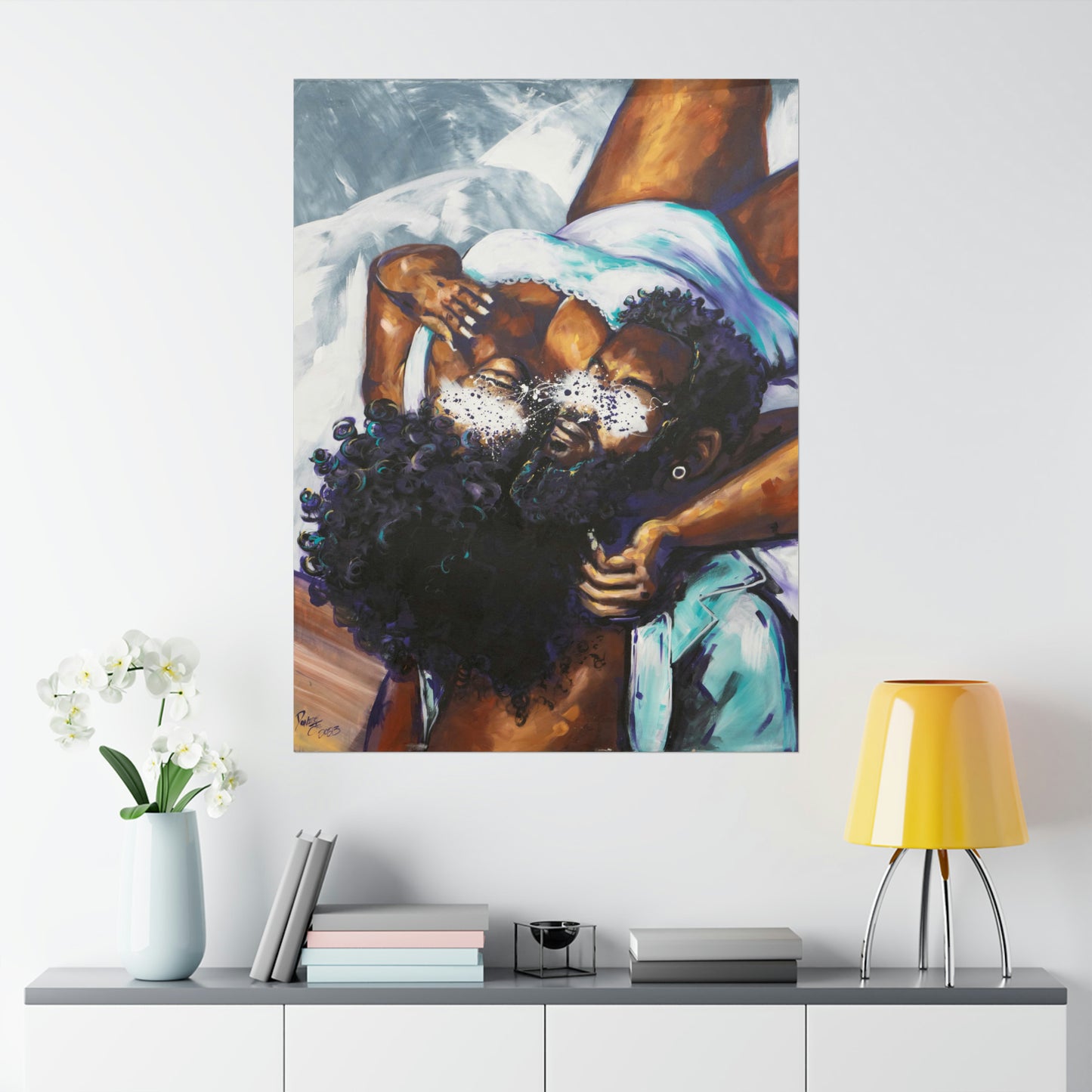 Naturally Black Love XII Matte Vertical Posters