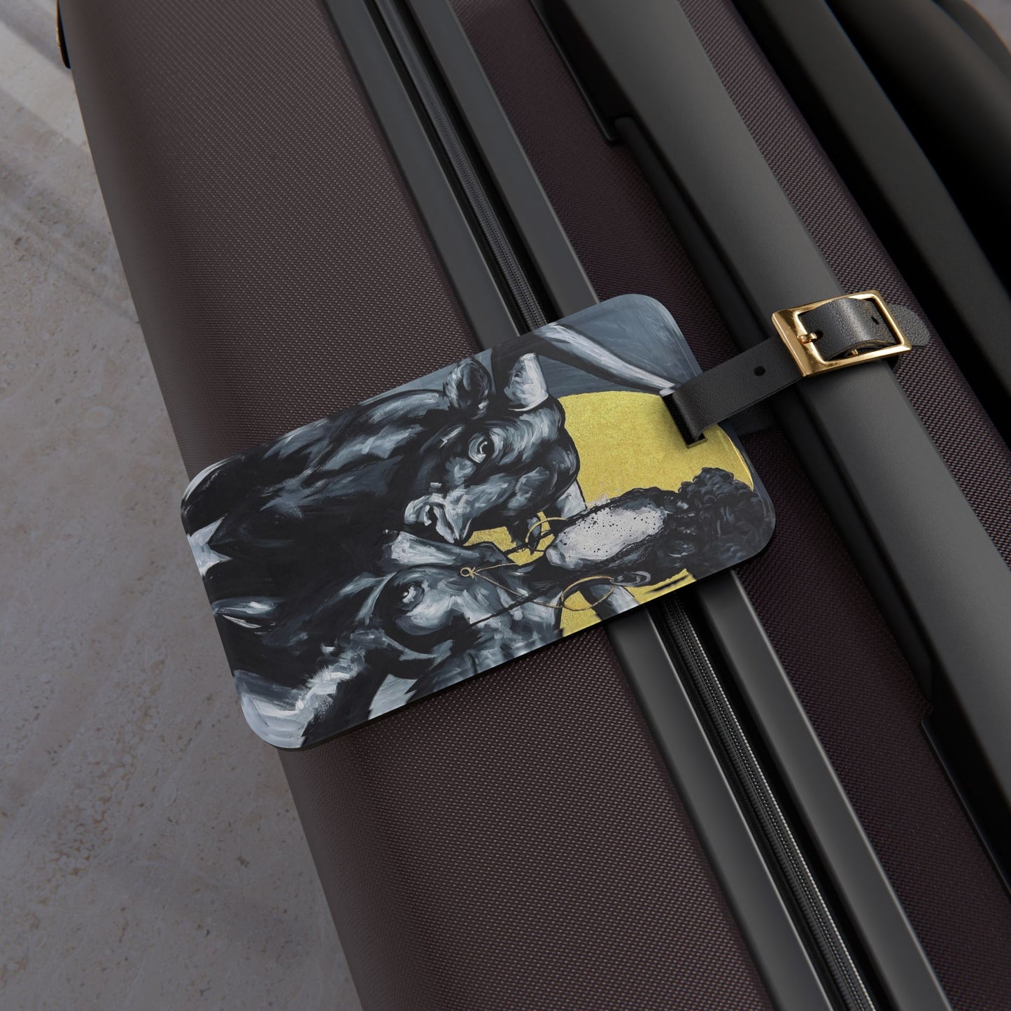 Naturally Taurus Luggage Tag