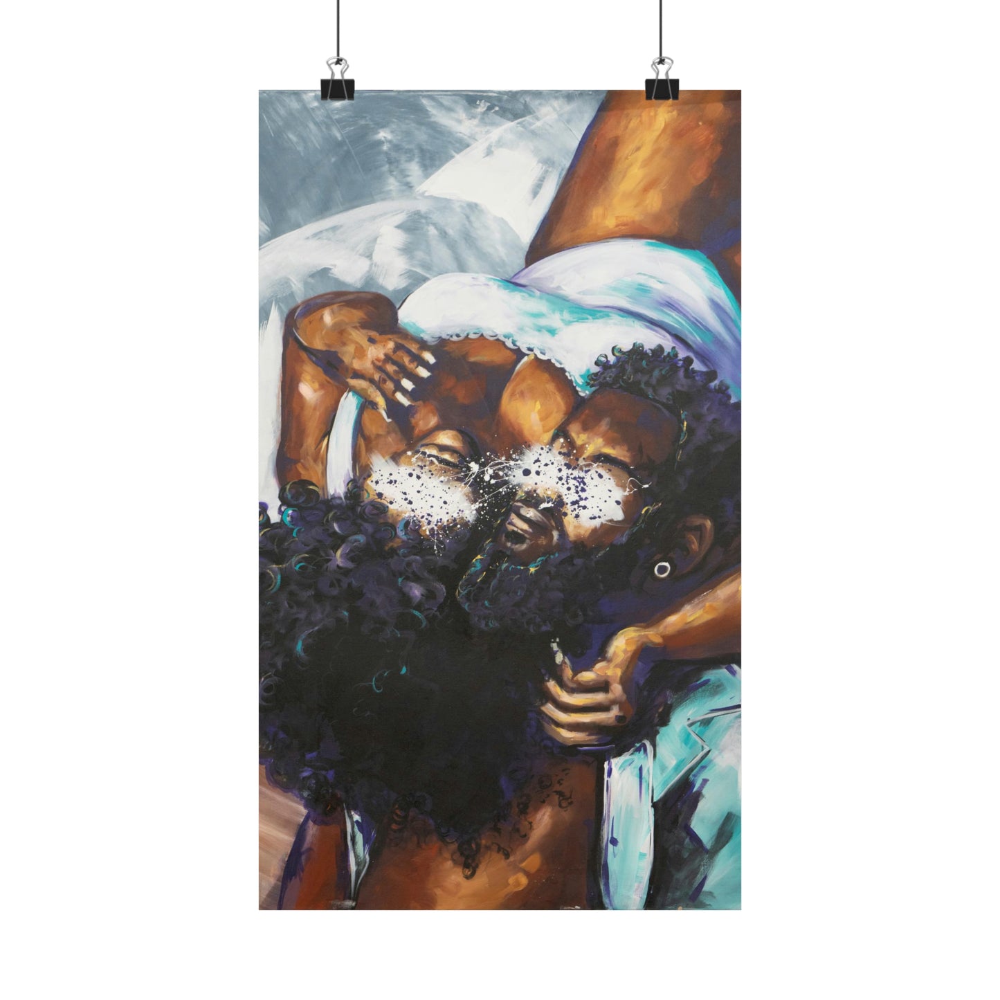 Naturally Black Love XII Matte Vertical Posters