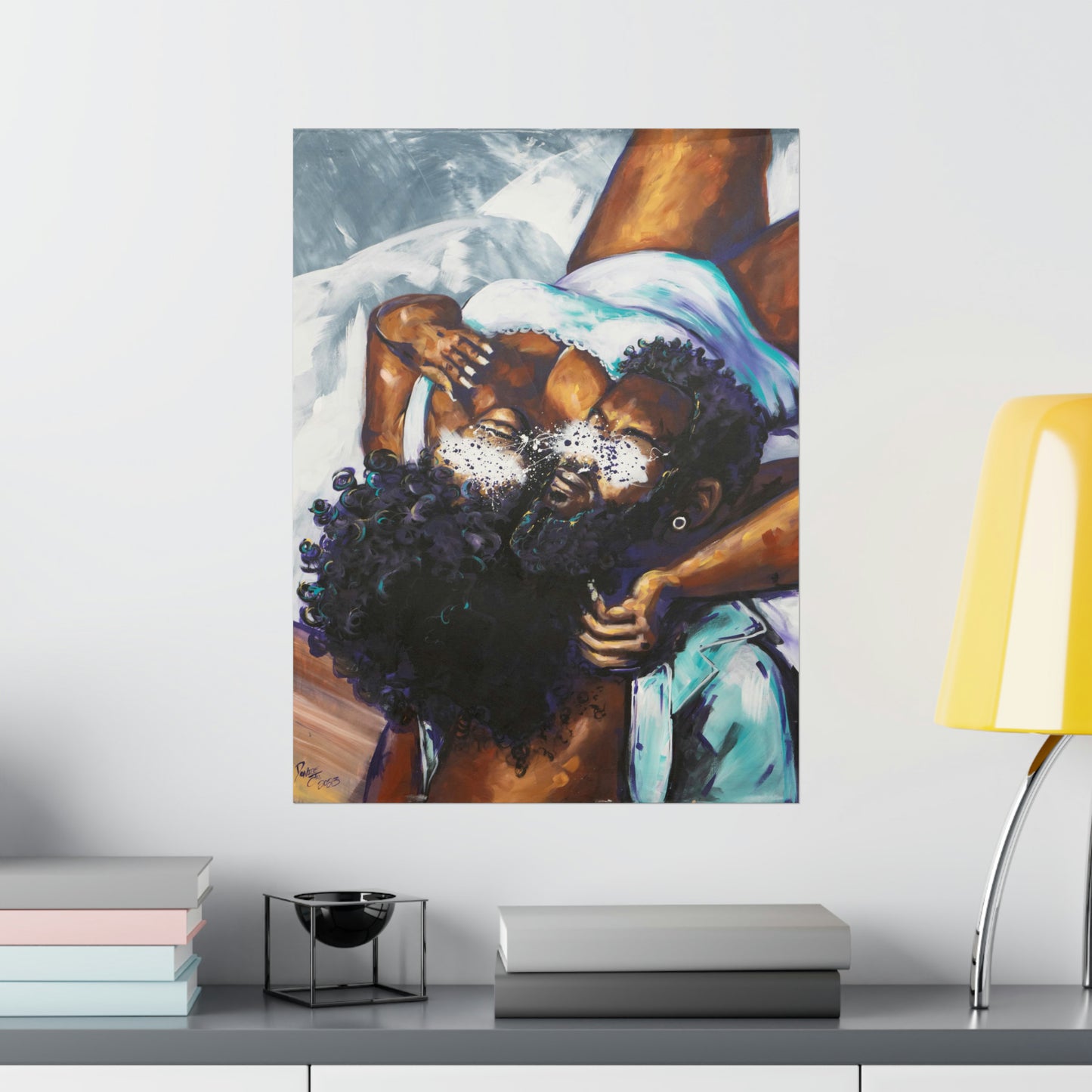Naturally Black Love XII Matte Vertical Posters