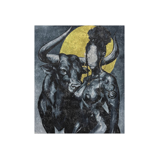 Naturally Taurus Crushed Velvet Blanket