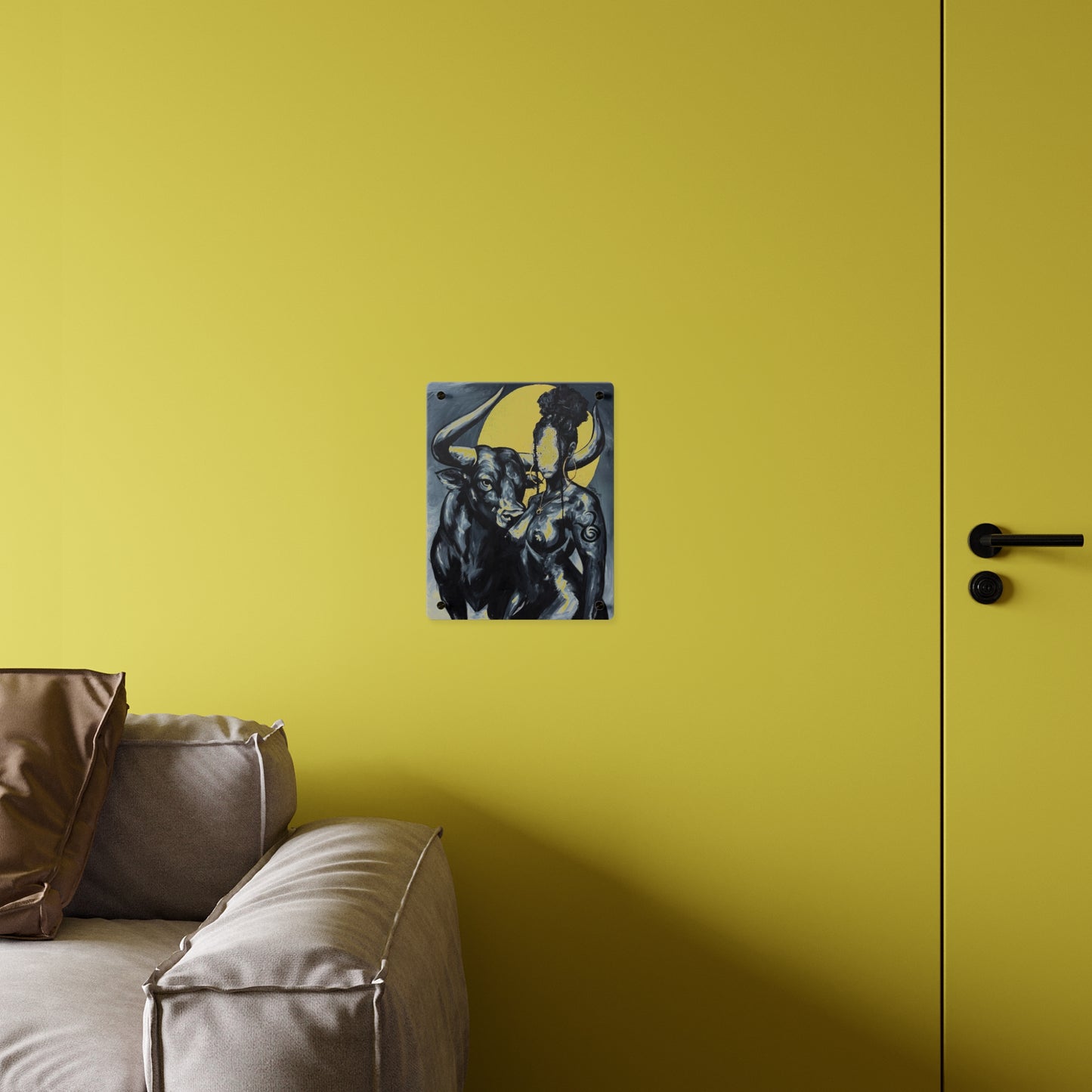 Naturally Taurus Acrylic Wall Art Panel