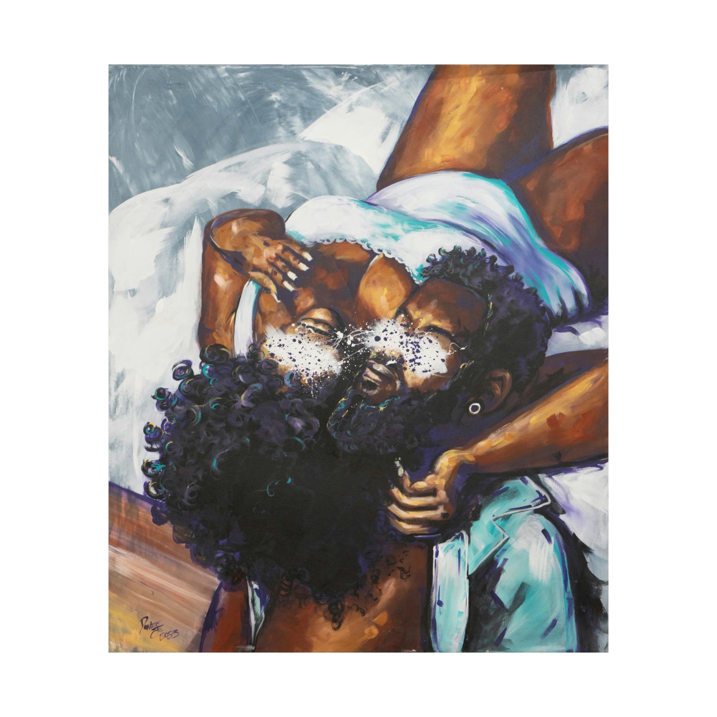 Naturally Black Love XII Matte Vertical Posters