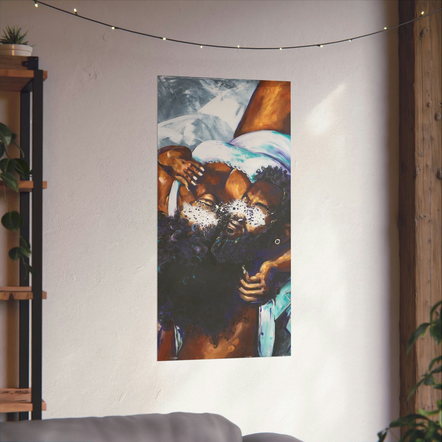 Naturally Black Love XII Matte Vertical Posters