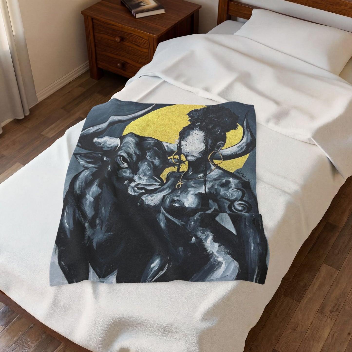 Naturally Taurus Velveteen Plush Blanket