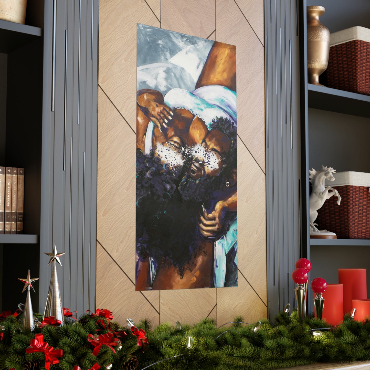 Naturally Black Love XII Matte Vertical Posters