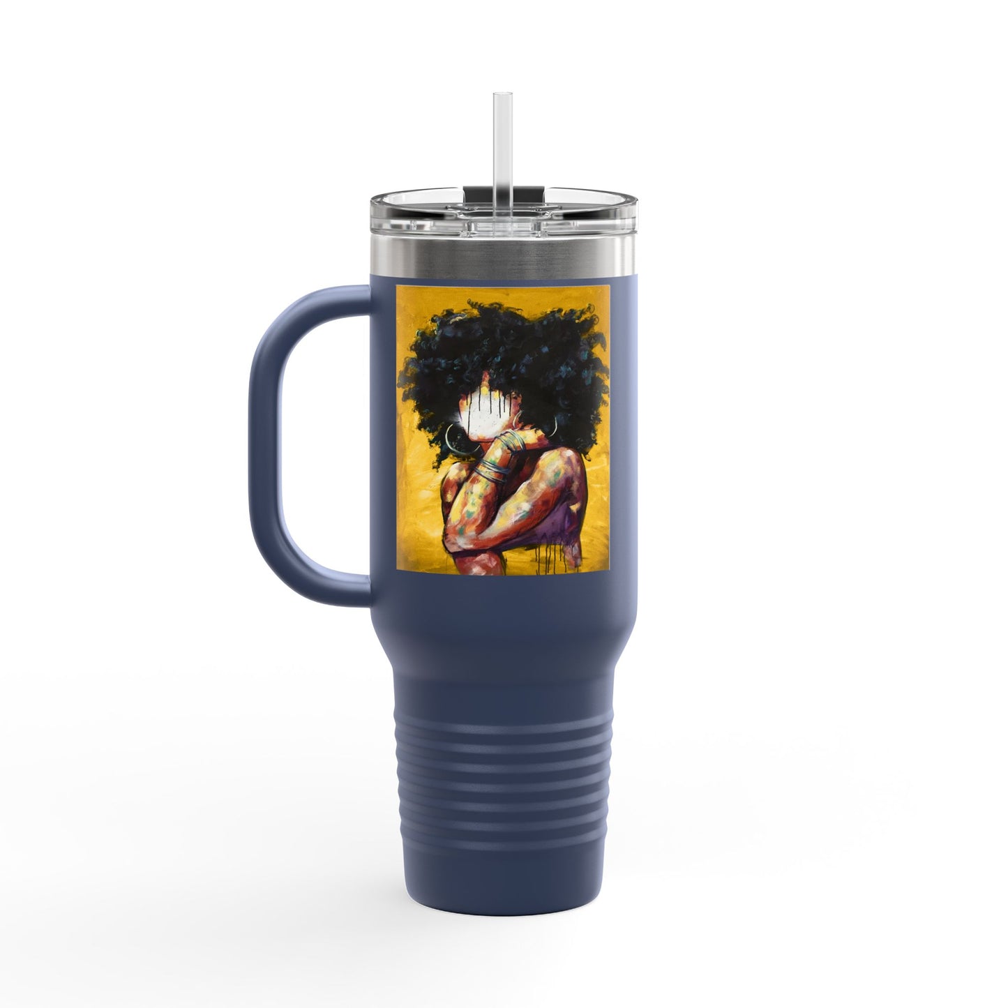 Naturally II GOLD Insulated Travel Mug - 40oz, Perfect for Coffee Lovers & Gifting