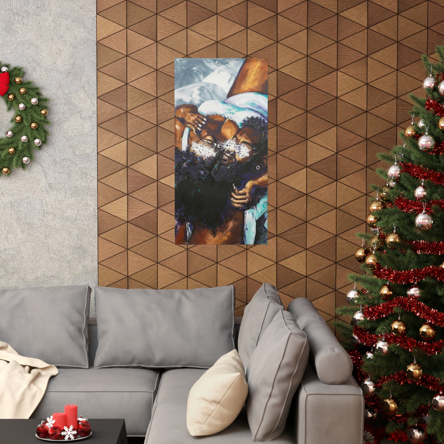 Naturally Black Love XII Matte Vertical Posters