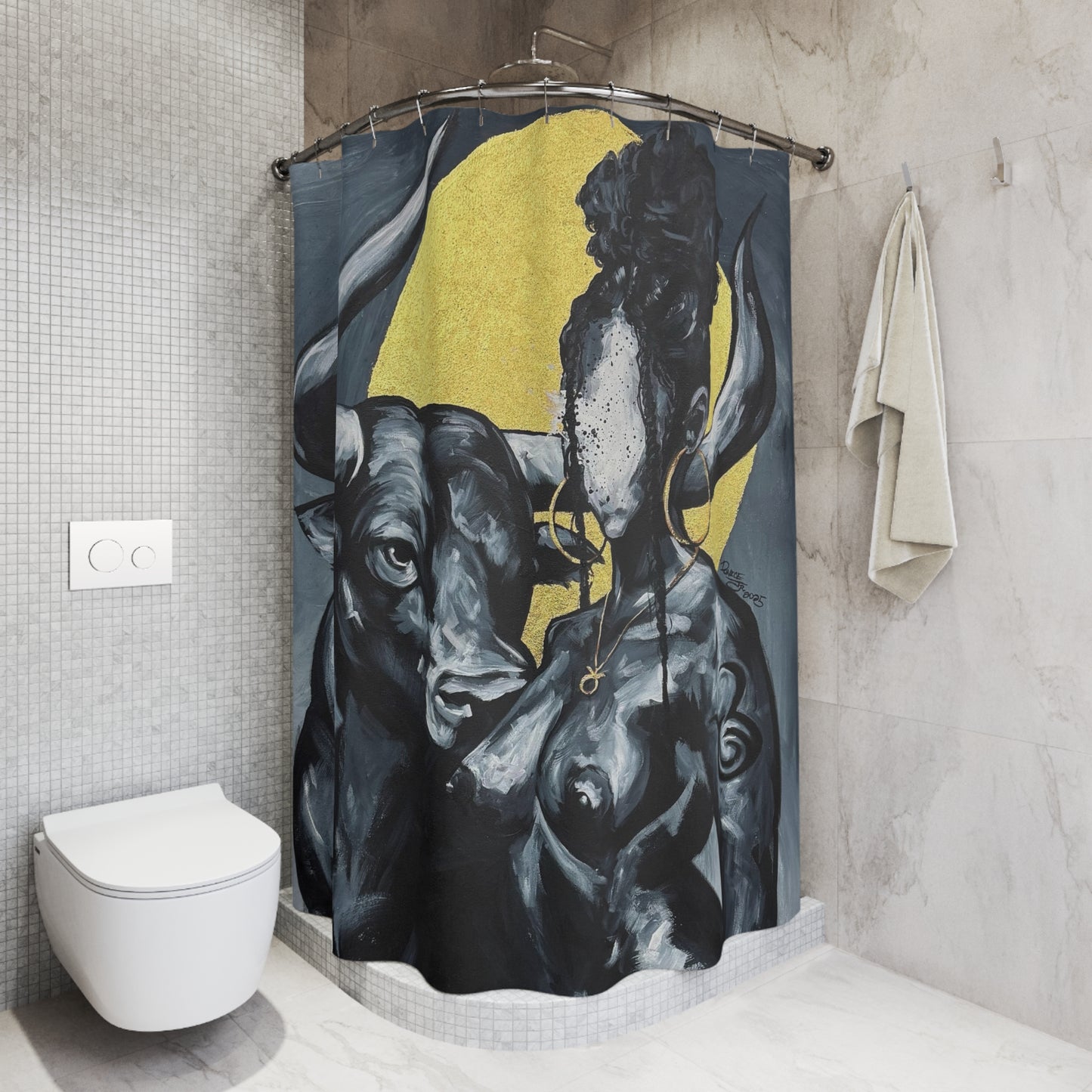 Naturally Taurus Shower Curtain