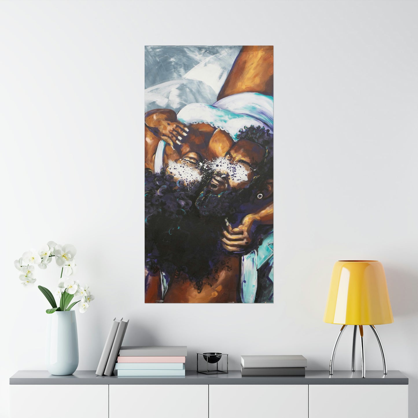 Naturally Black Love XII Matte Vertical Posters
