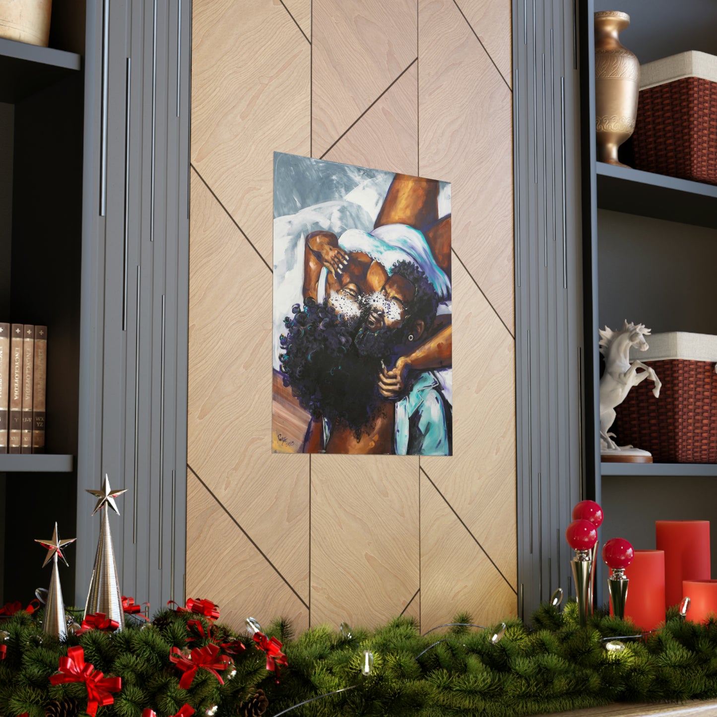 Naturally Black Love XII Matte Vertical Posters