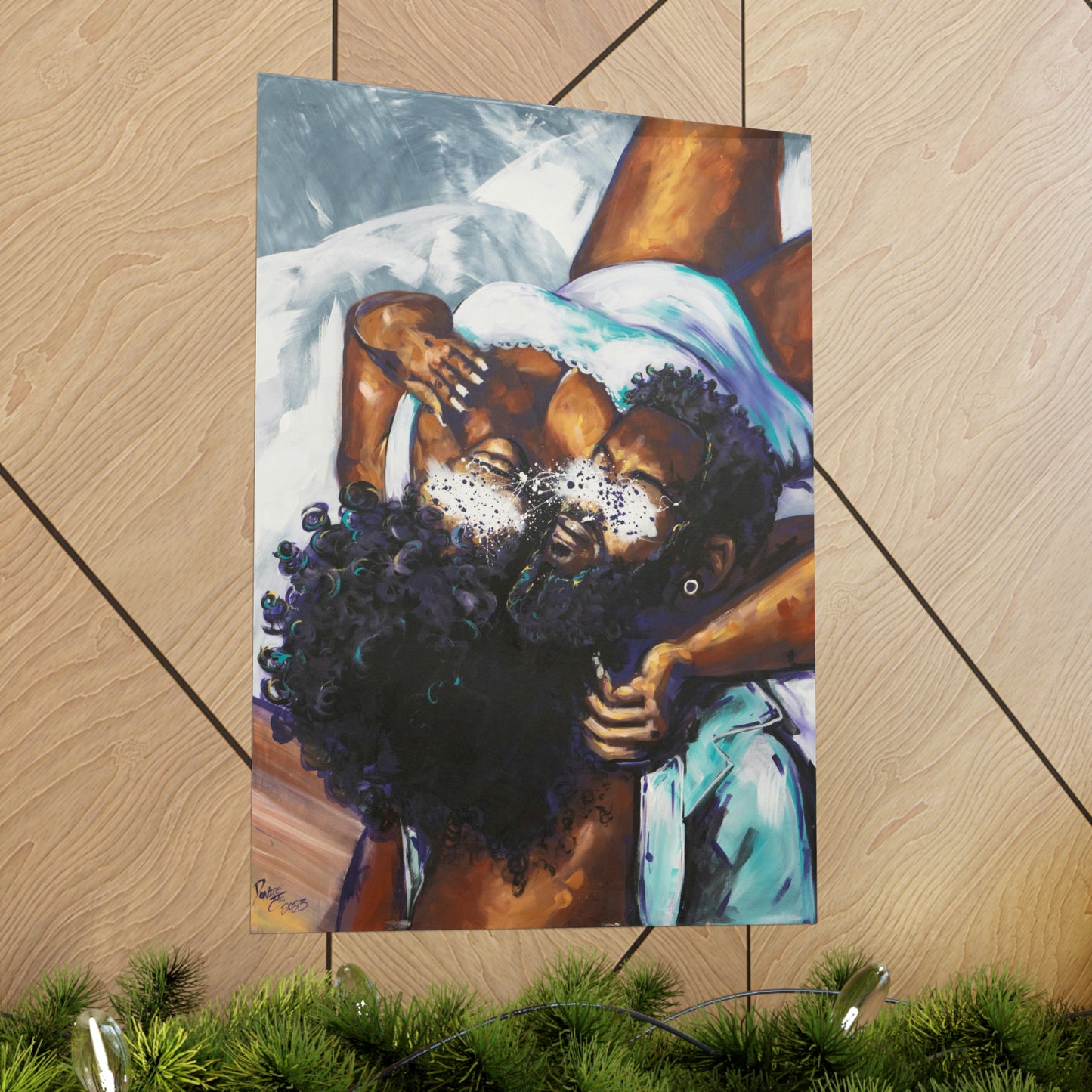 Naturally Black Love XII Matte Vertical Posters