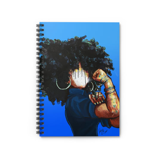 Naturally the Riveter BLUE Spiral Notebook - Ruled Line