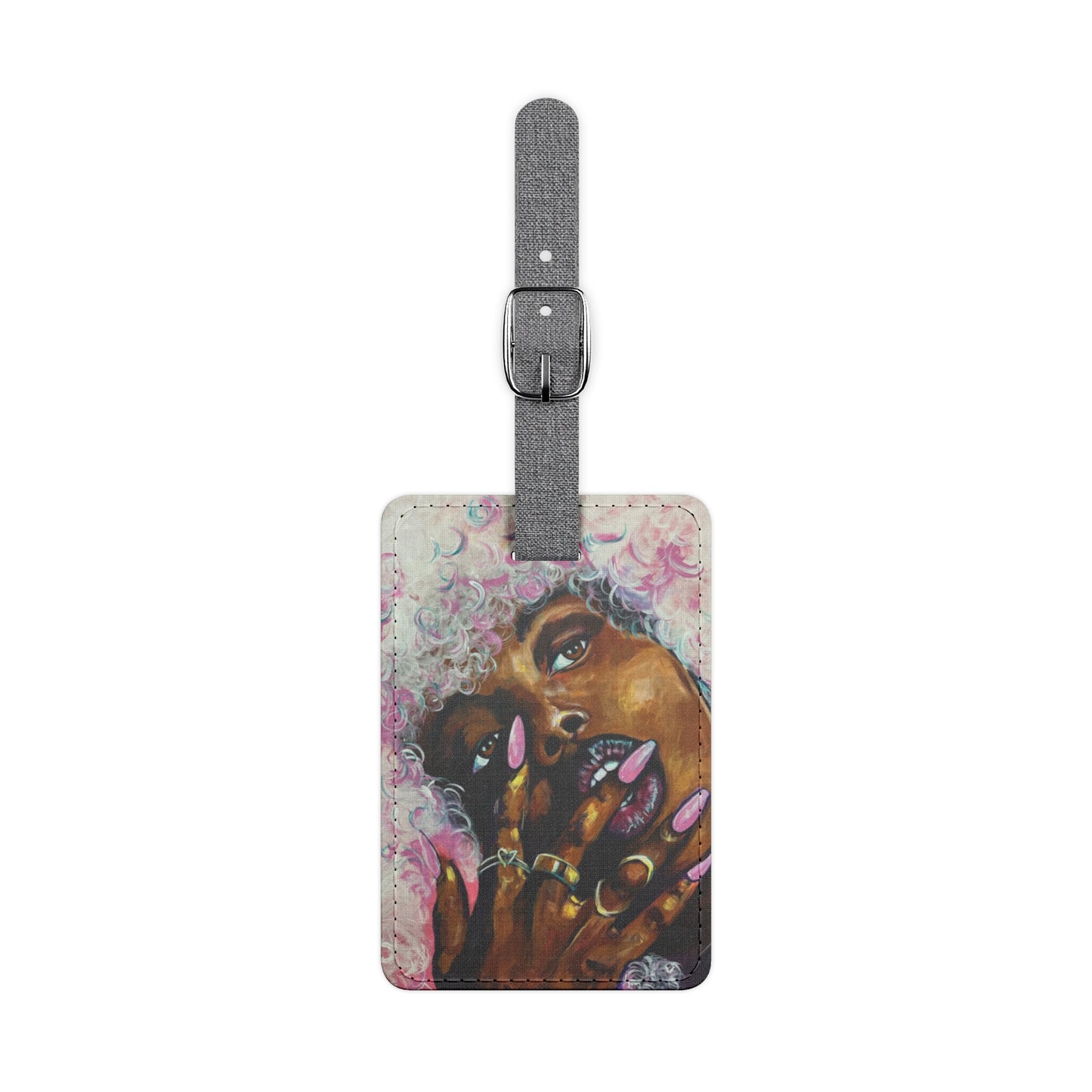 Naturally Mimi Luggage Tag, Rectangle