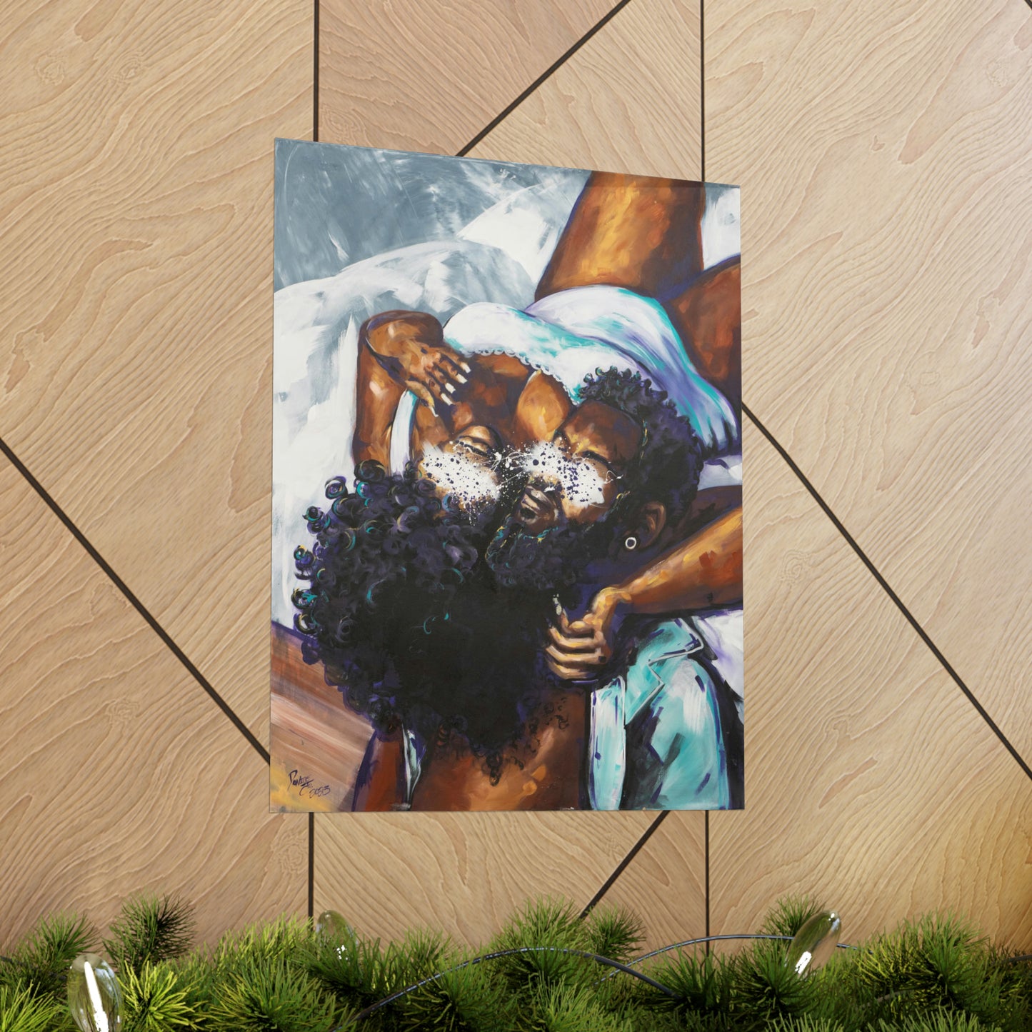 Naturally Black Love XII Matte Vertical Posters