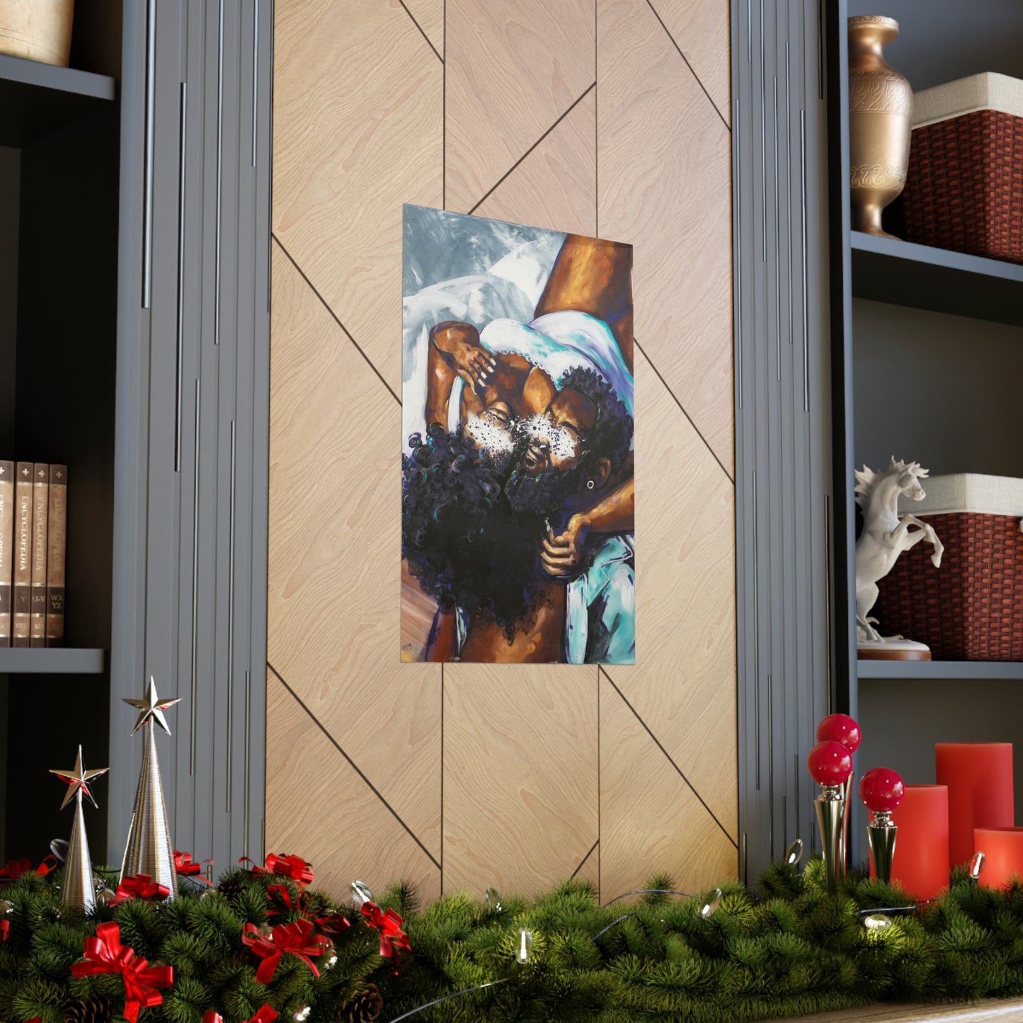 Naturally Black Love XII Matte Vertical Posters