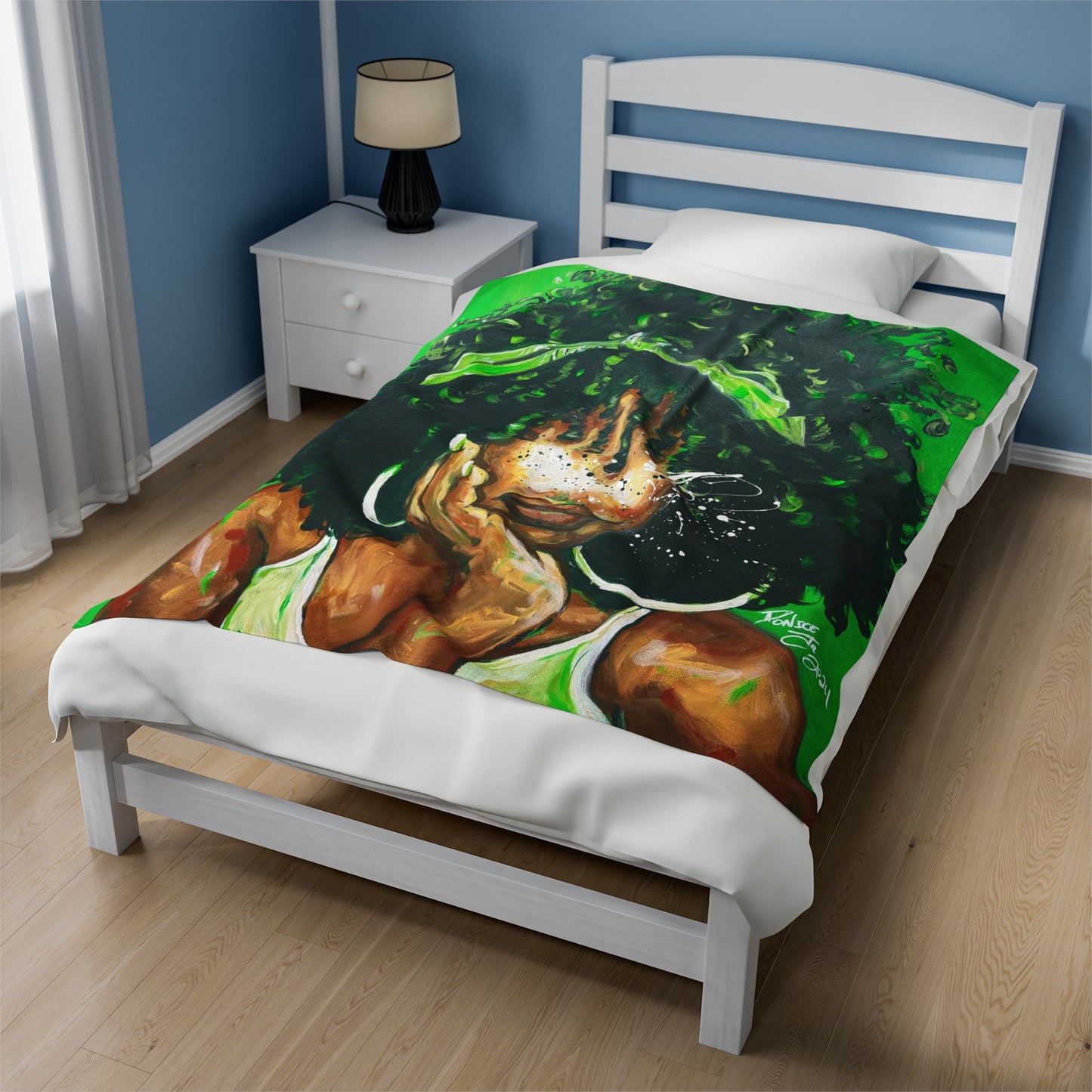 Naturally Andreza Velveteen Plush Blanket