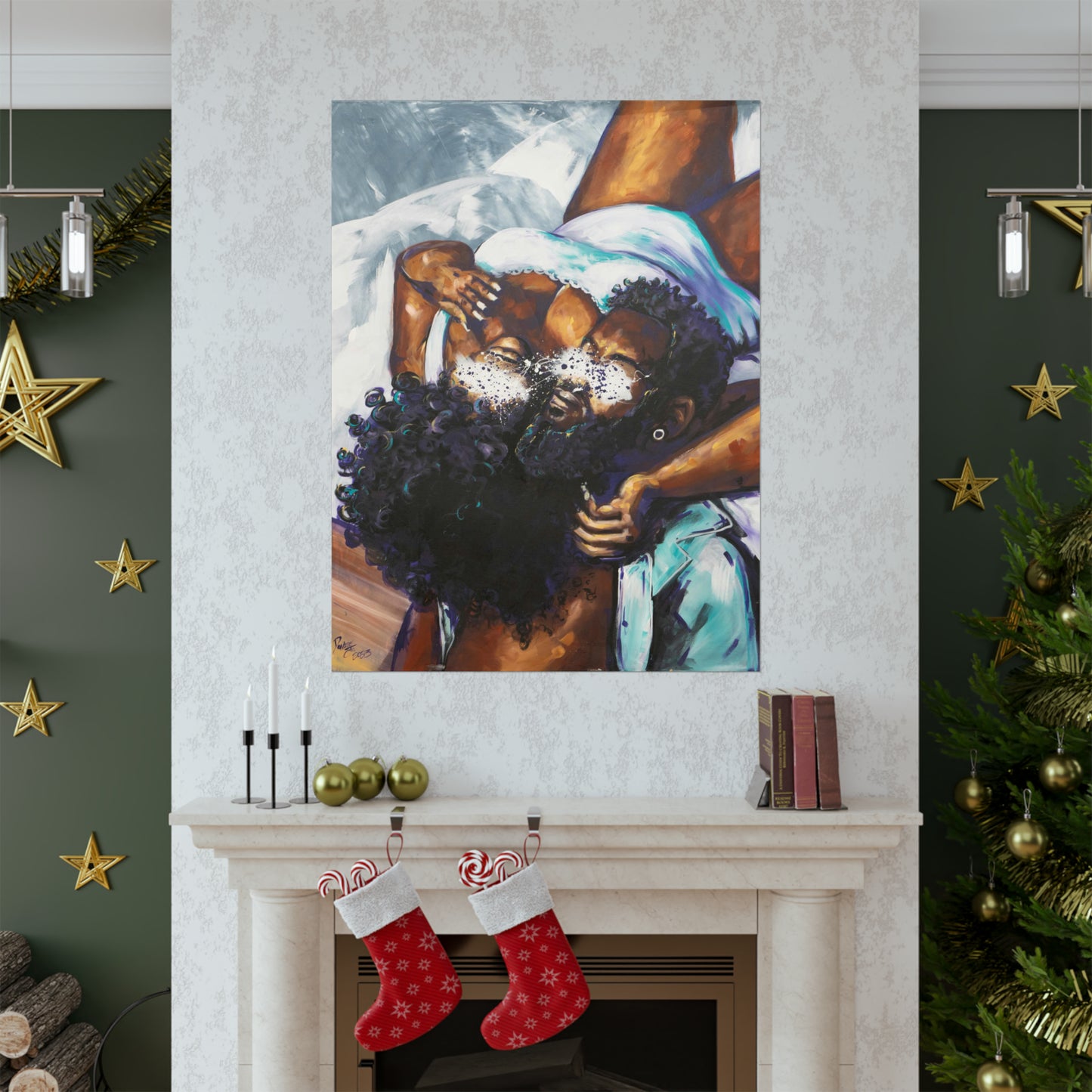 Naturally Black Love XII Matte Vertical Posters