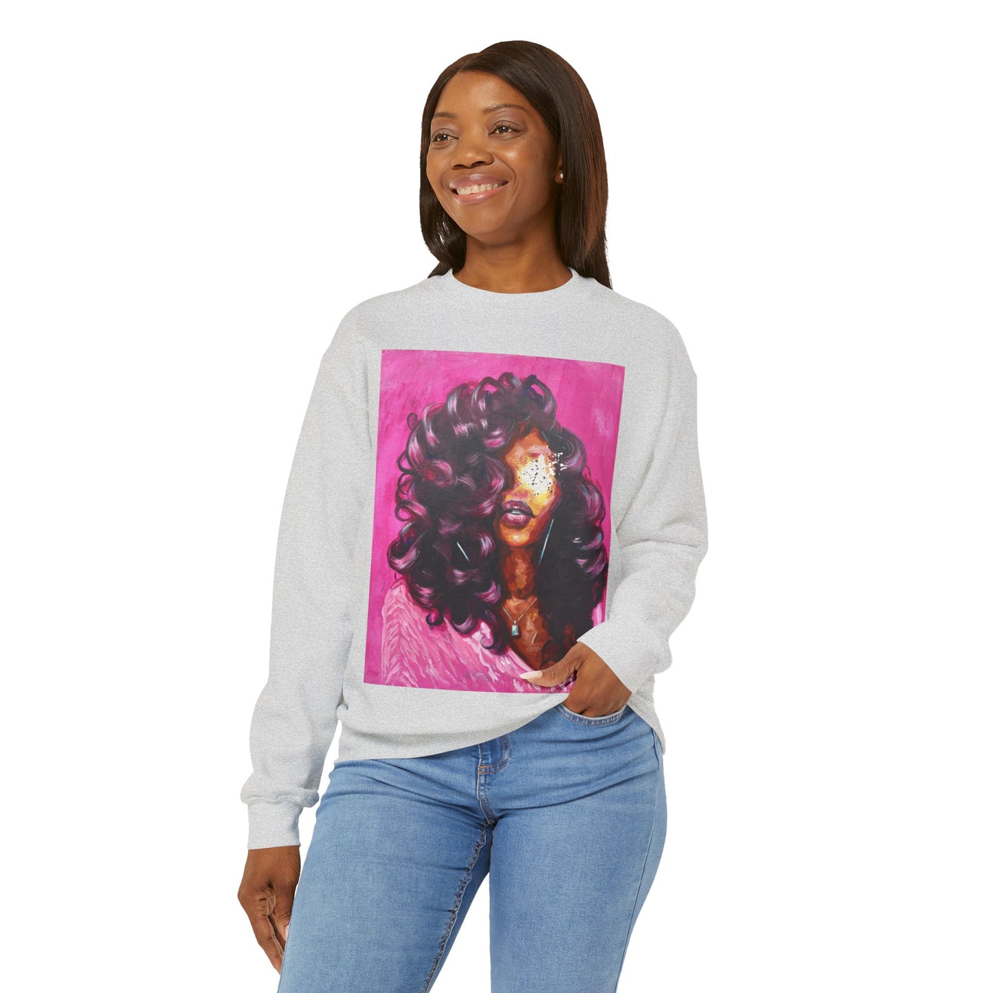 Naturally Lashontae Sweatshirt Unisex, Heavy blend